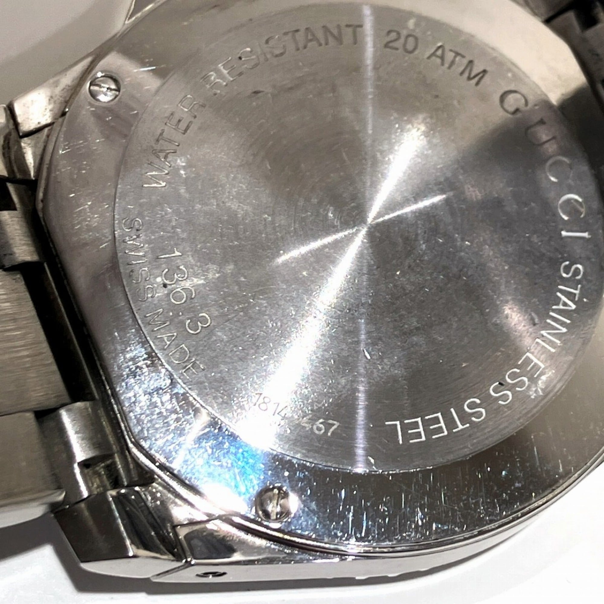 Gucci Dive total weight 154.2g stainless steel automatic movement black dial 136.3
