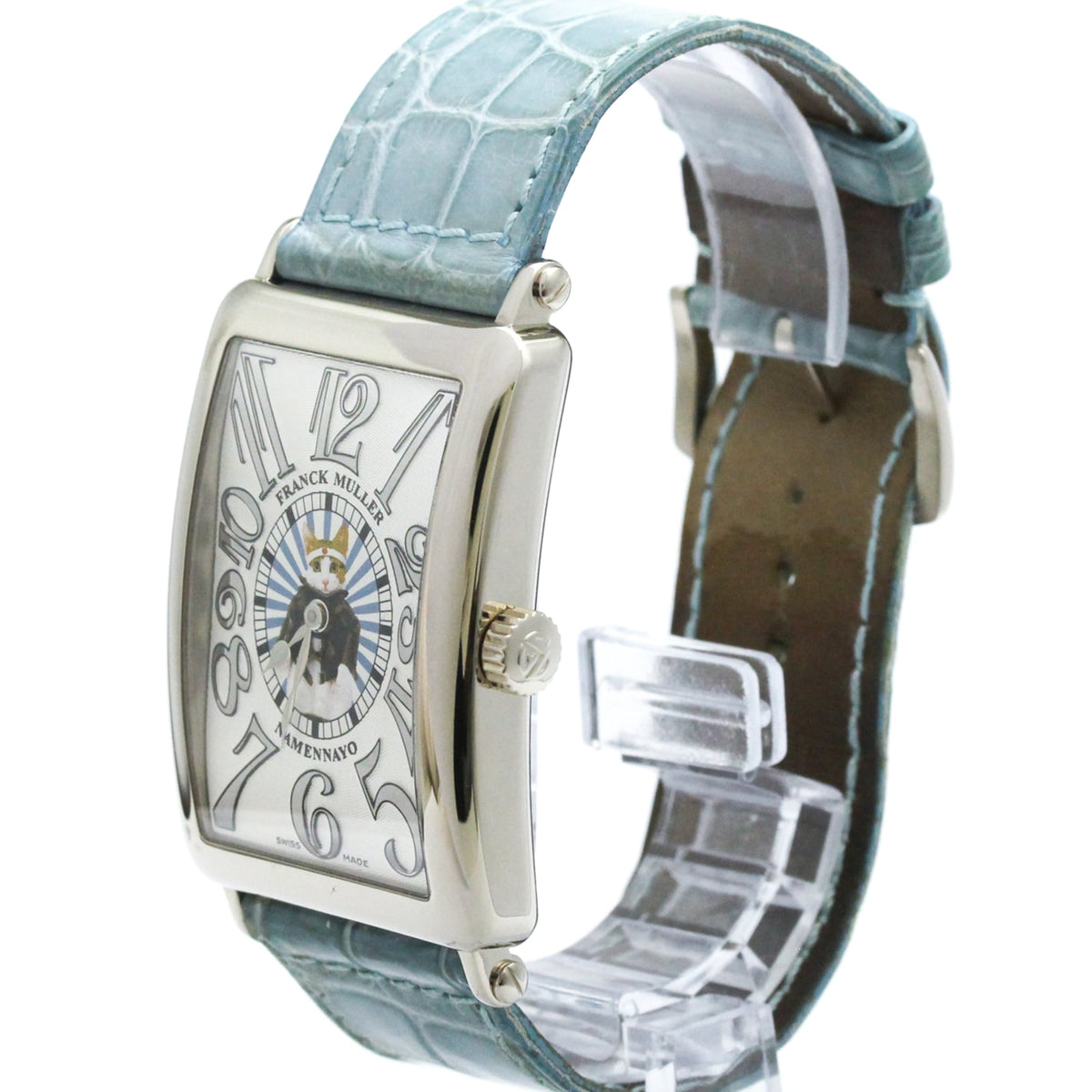 Franck Muller Long Island 1000 SC REL NAME Silver Dial 30mm Watch
