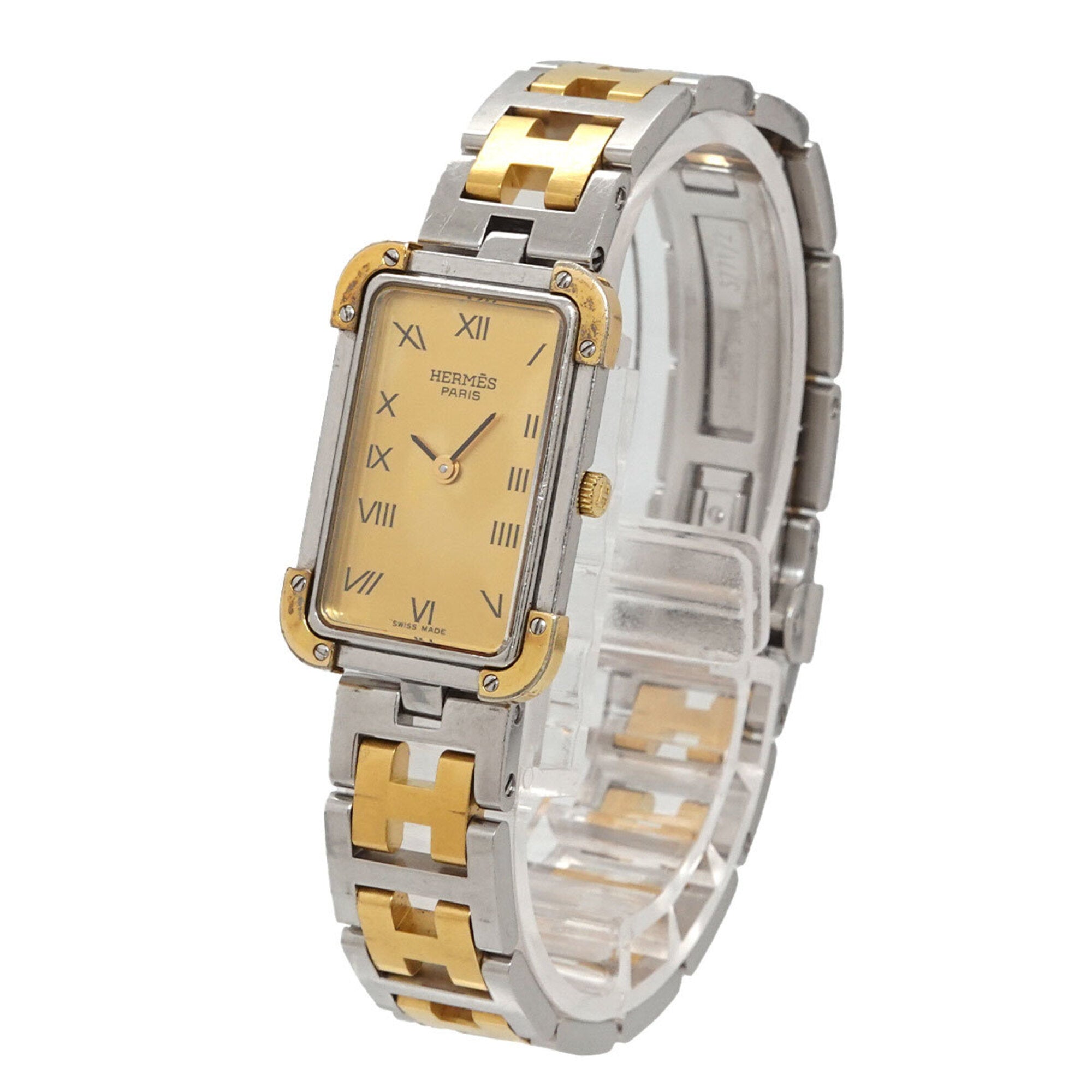 Hermes Croisiere Combination CR1 240 Wo Gold Quartz