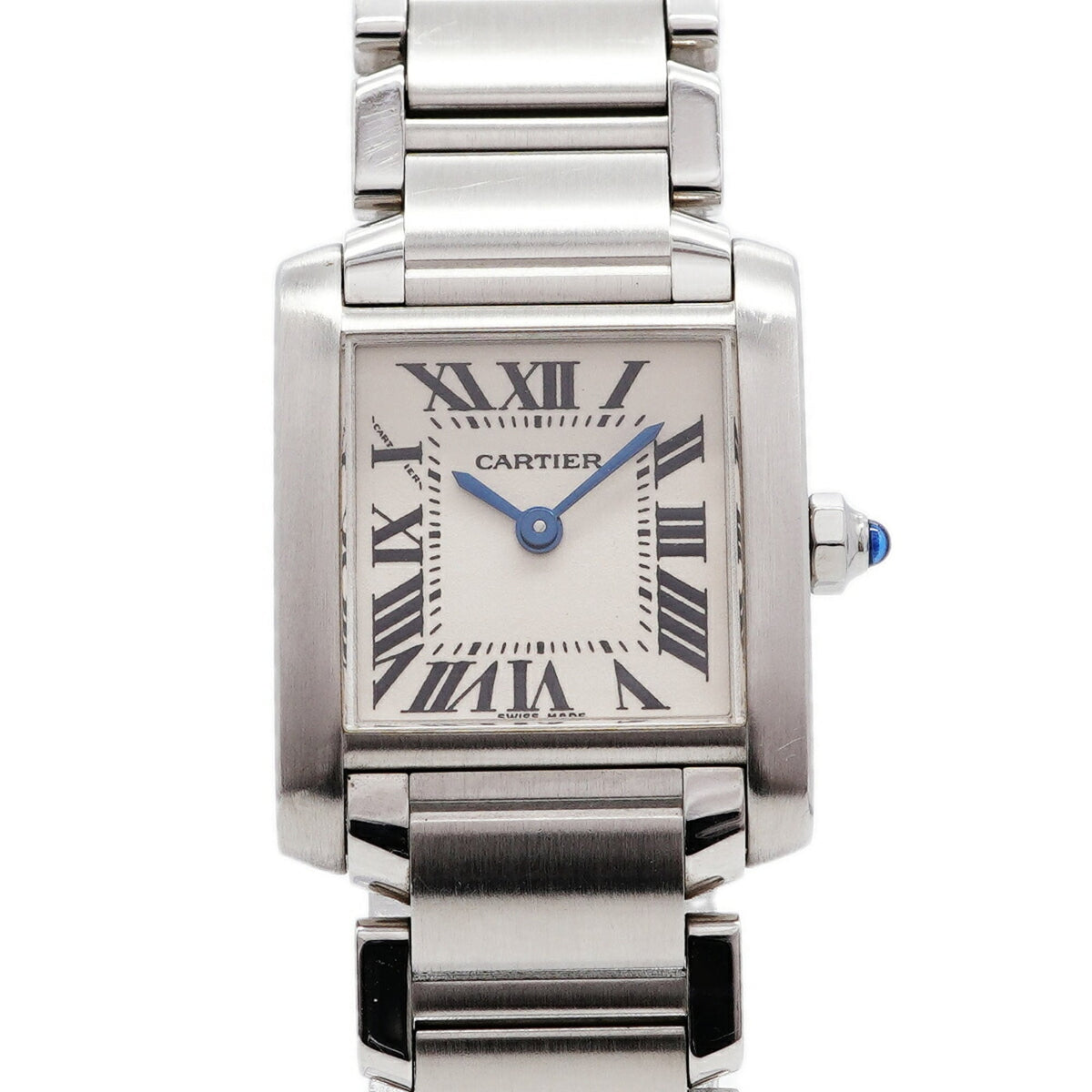 Cartier Tank Française SM W51008Q3 Ivory Dial 20mm Watch