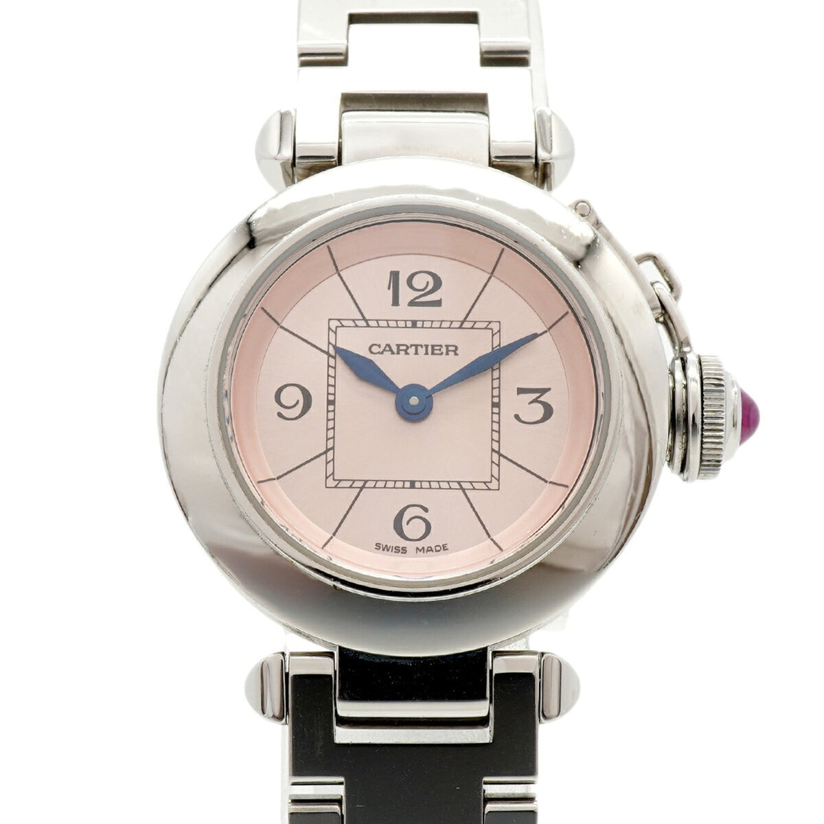 Cartier Miss Pasha W3140008 Pink Dial 26mm Watch