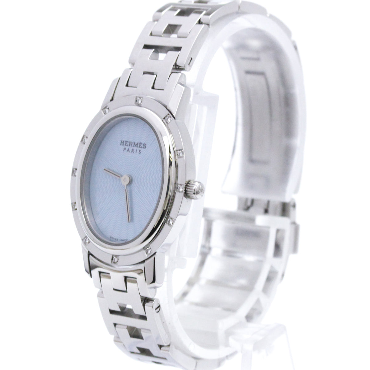 Hermes Clipper CO1.230 Blaues Gehäuse, Zifferblatt 22 mm Uhr