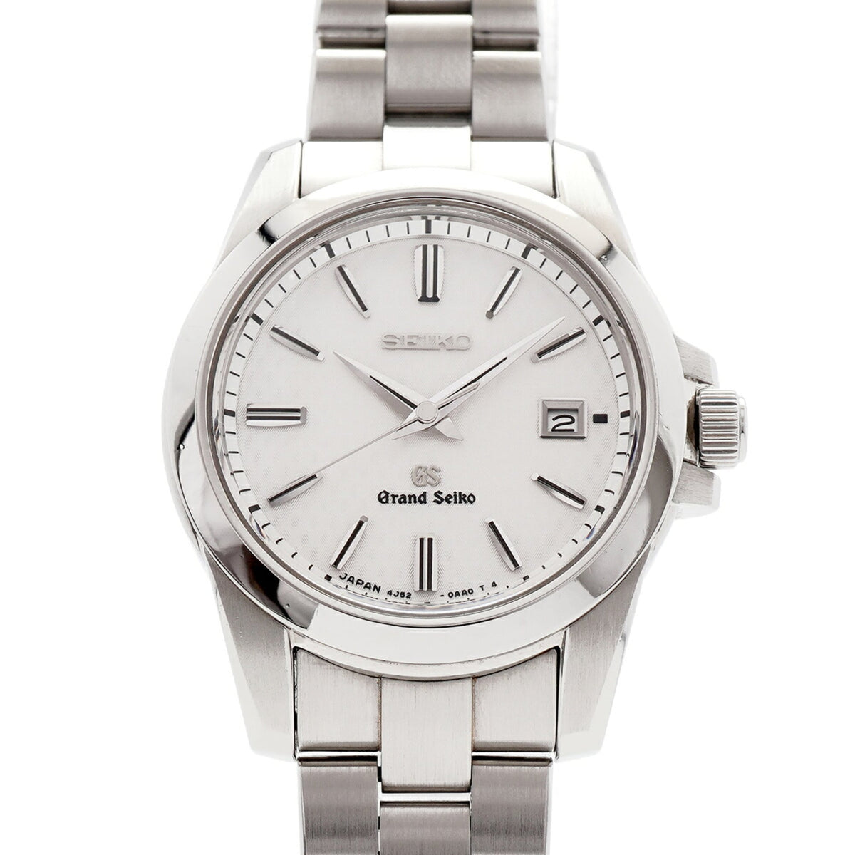 Grand Seiko Grand Date STGF053/4J52-0AA1 horloge met witte wijzerplaat, 28 mm