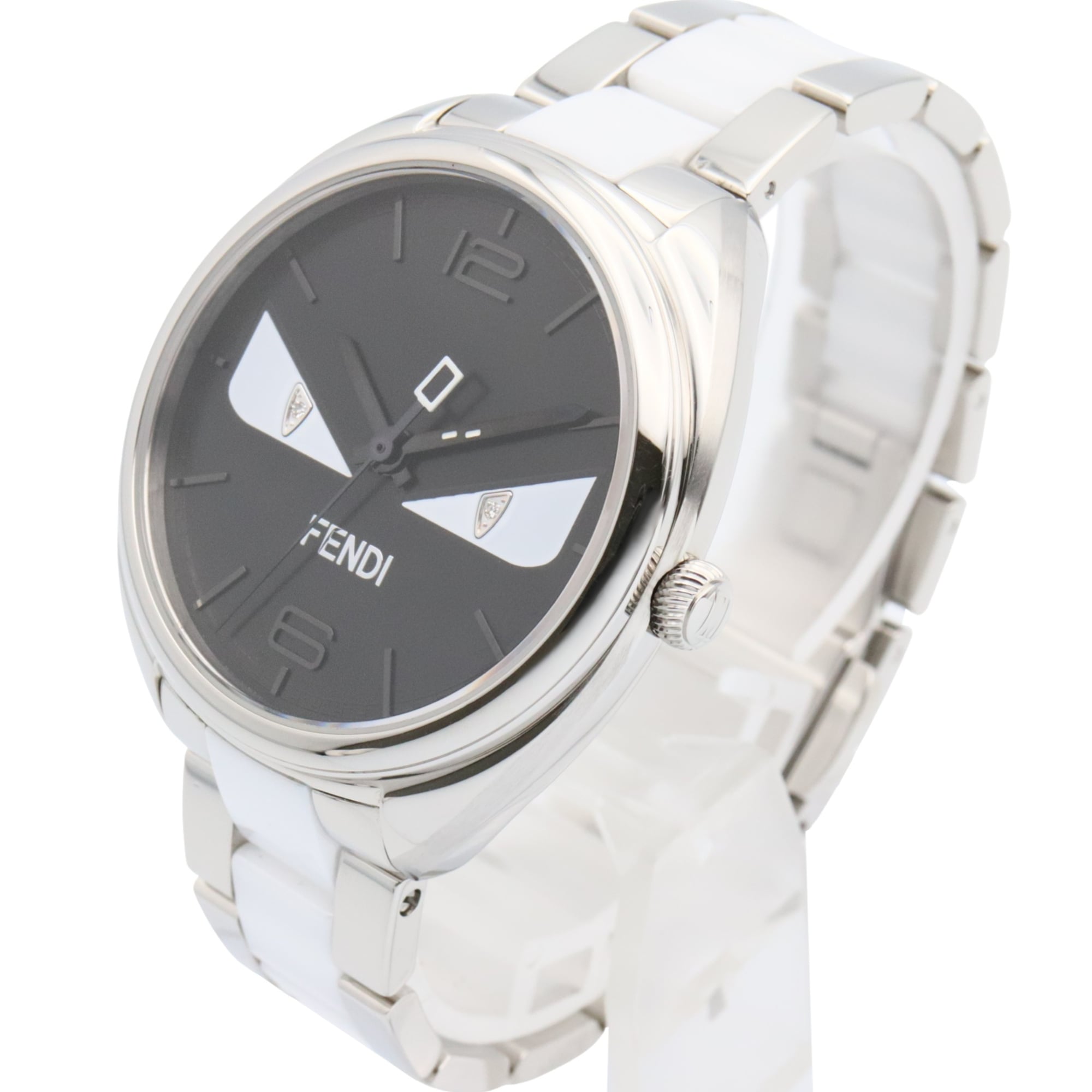 Fendi Bugs Monster Watch, Stainless Steel, Women's, Black, 21000M
