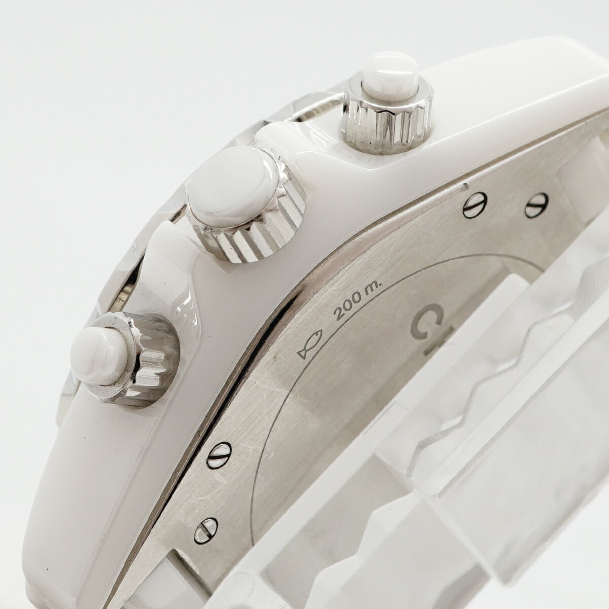 Chanel J12 Chrono H1007 Herrenuhr Weiß Zifferblatt