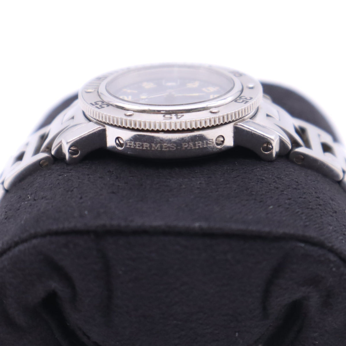 Hermes Clipper Diver CL5.210 horloge met marineblauwe wijzerplaat, 27 mm
