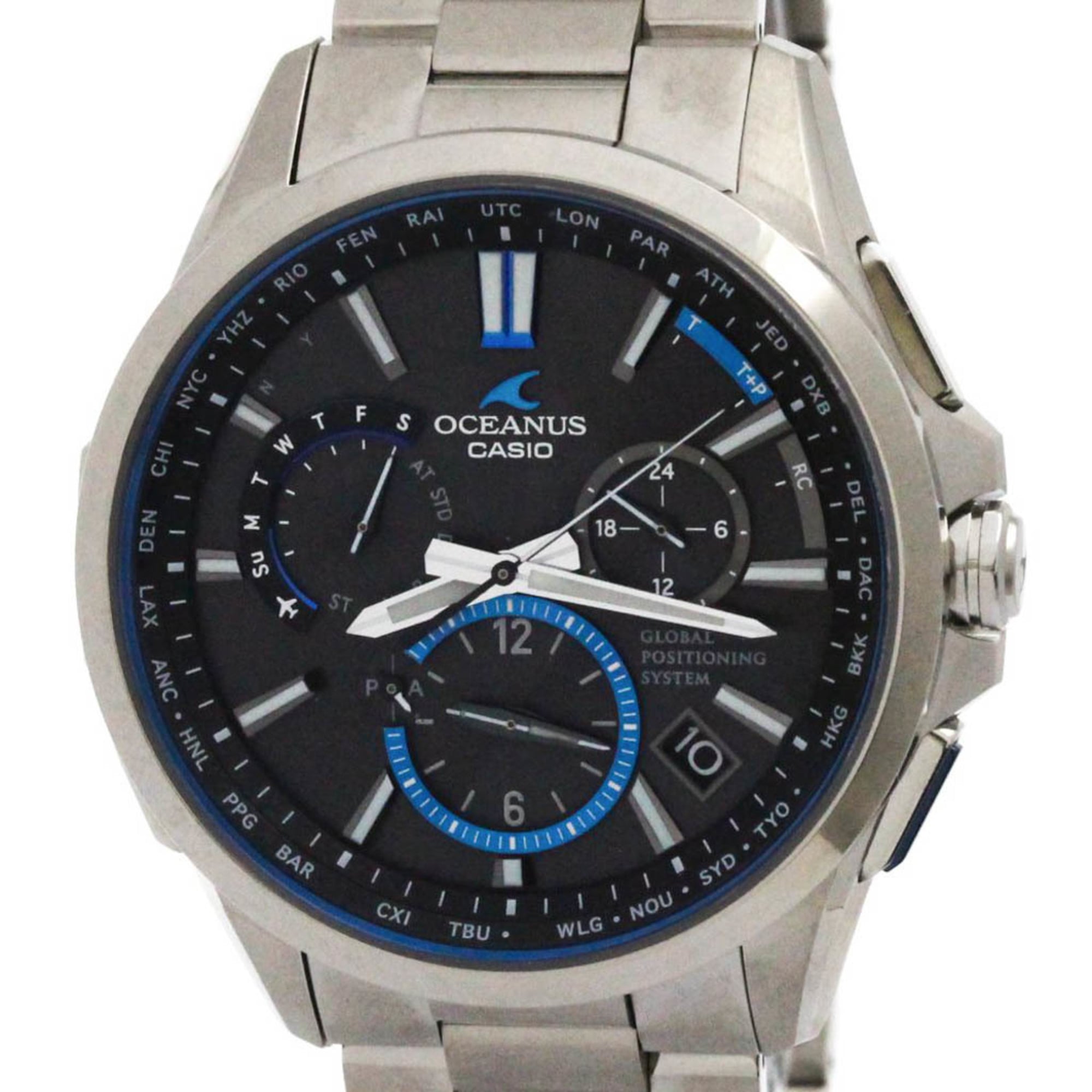 CASIO Oceanus GPS Radio Wave Control Solar Titanium Mens Watch OCW-G11