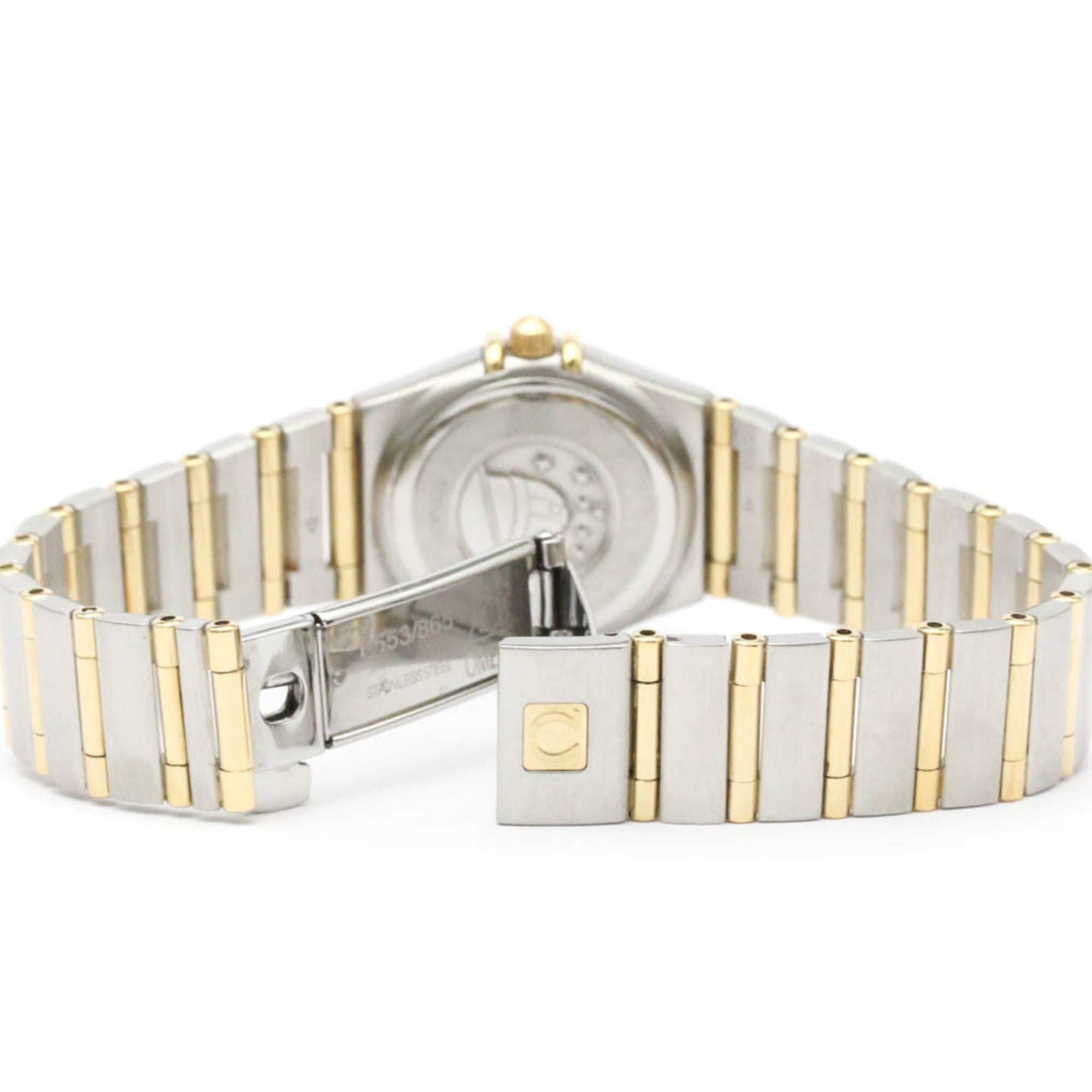 OMEGA Constellation Damenuhr 18 Karat Gold Edelstahl Quarz 1262.10