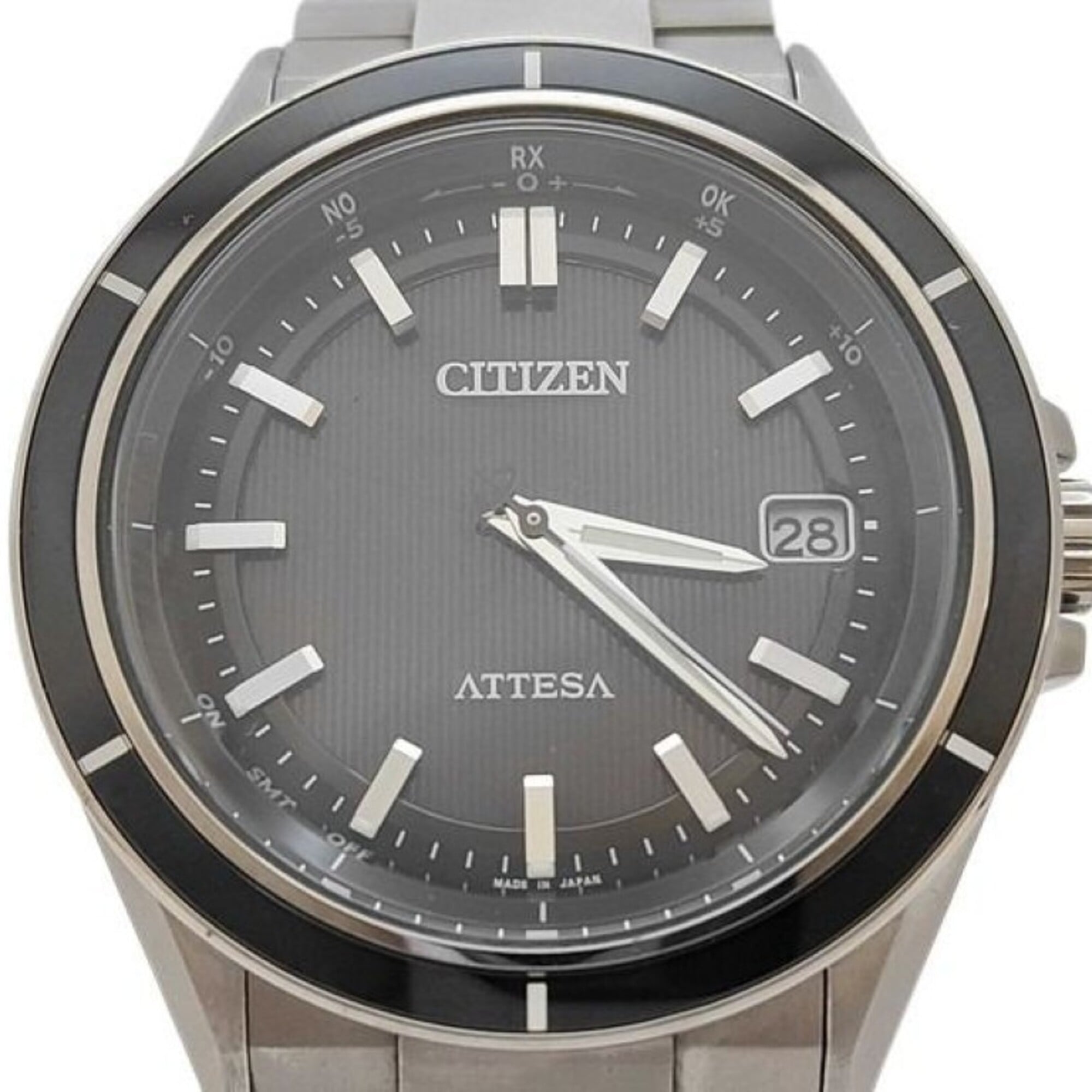 Citizen Attesa CB3030-76E H128-001R701 Black Dial Titanium 39mm Watch