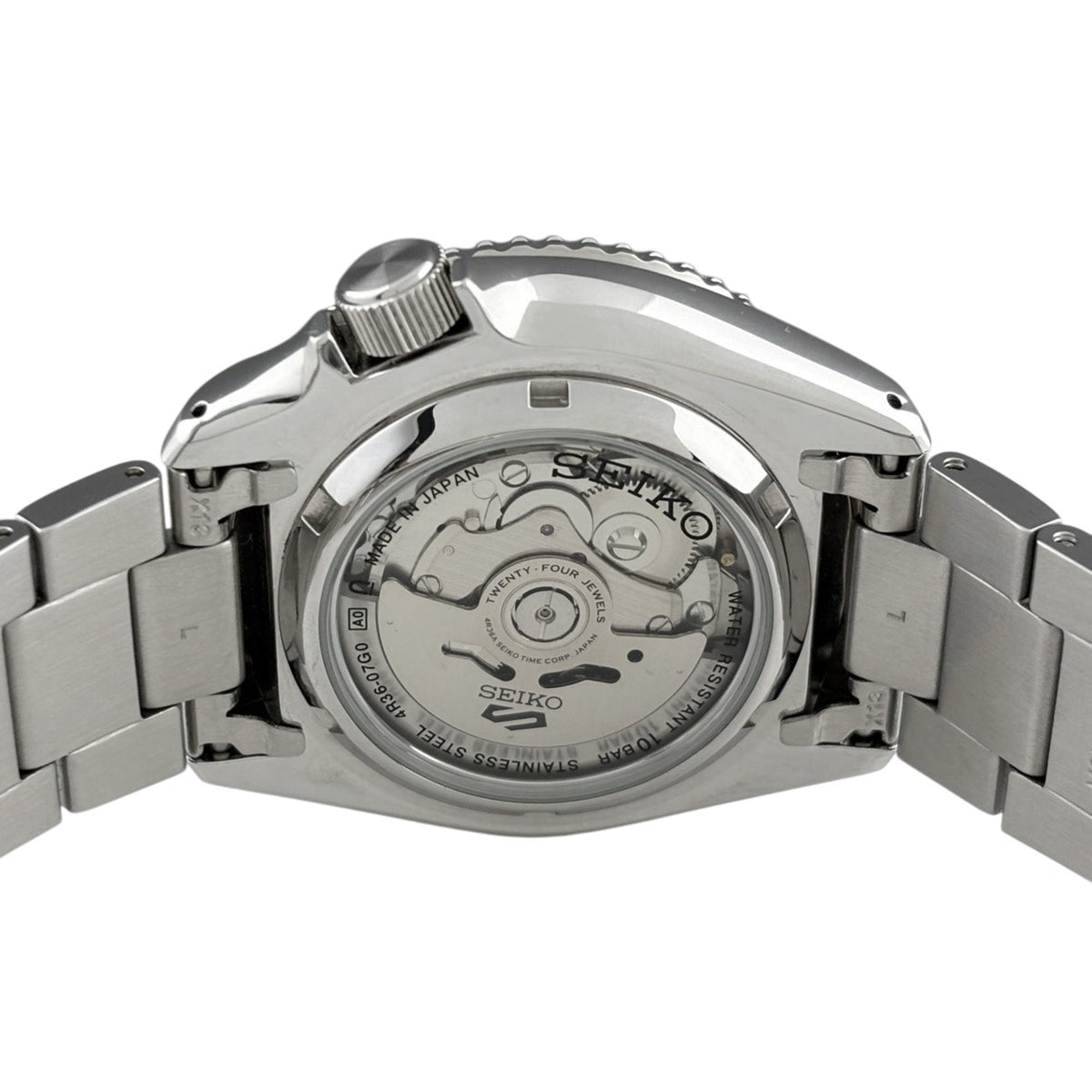 Seiko 5 Sports Pepsi Bezel 4R36-07G0/SBSA003 Navy Dial 42mm Watch