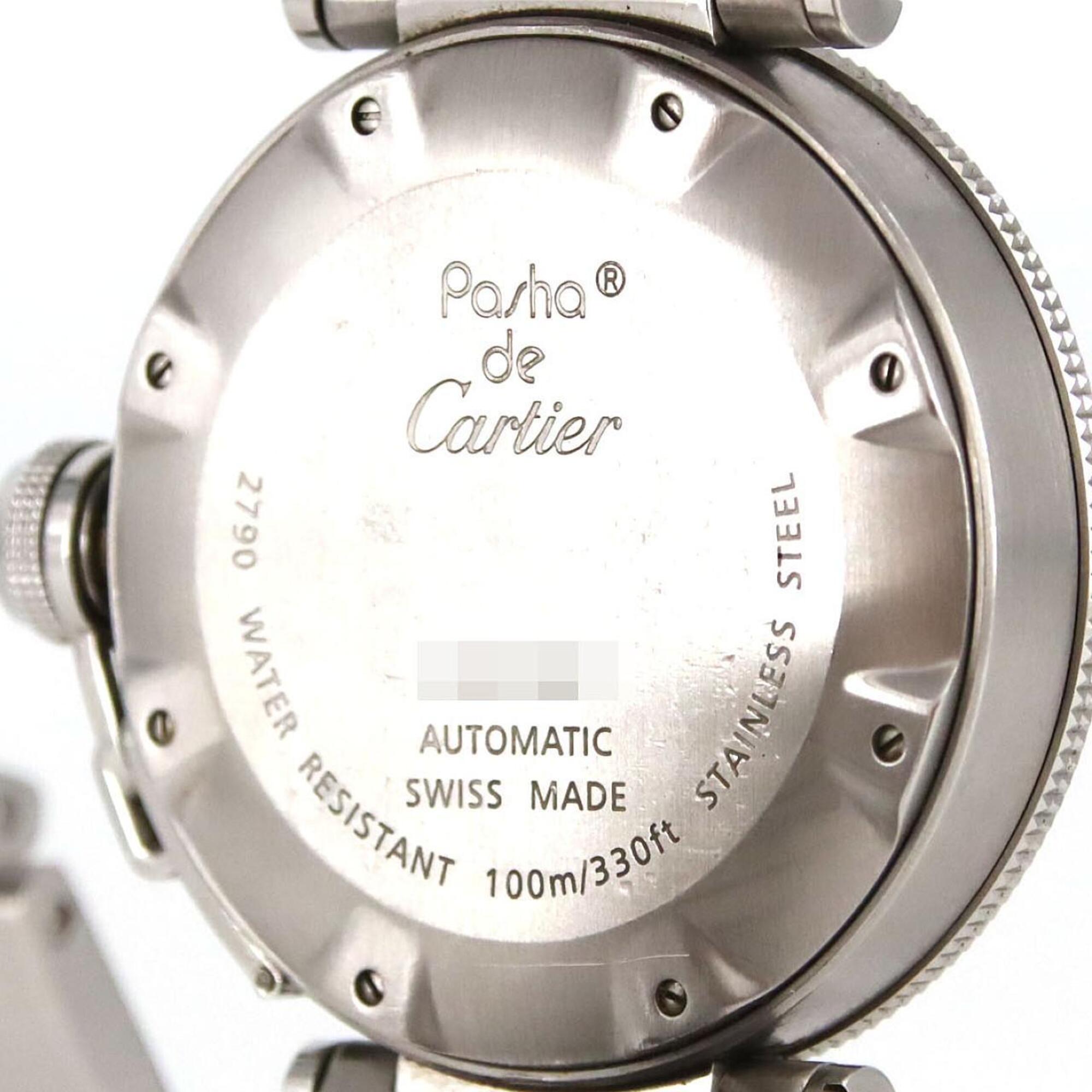 Cartier Pasha W31080M7 Silver Dial 40mm Watch