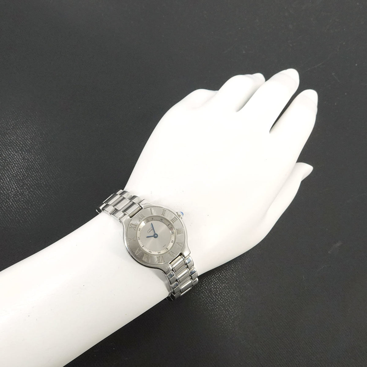 Cartier Must 21 Vingt-et-un W10109T2 Silver Dial 28mm Watch