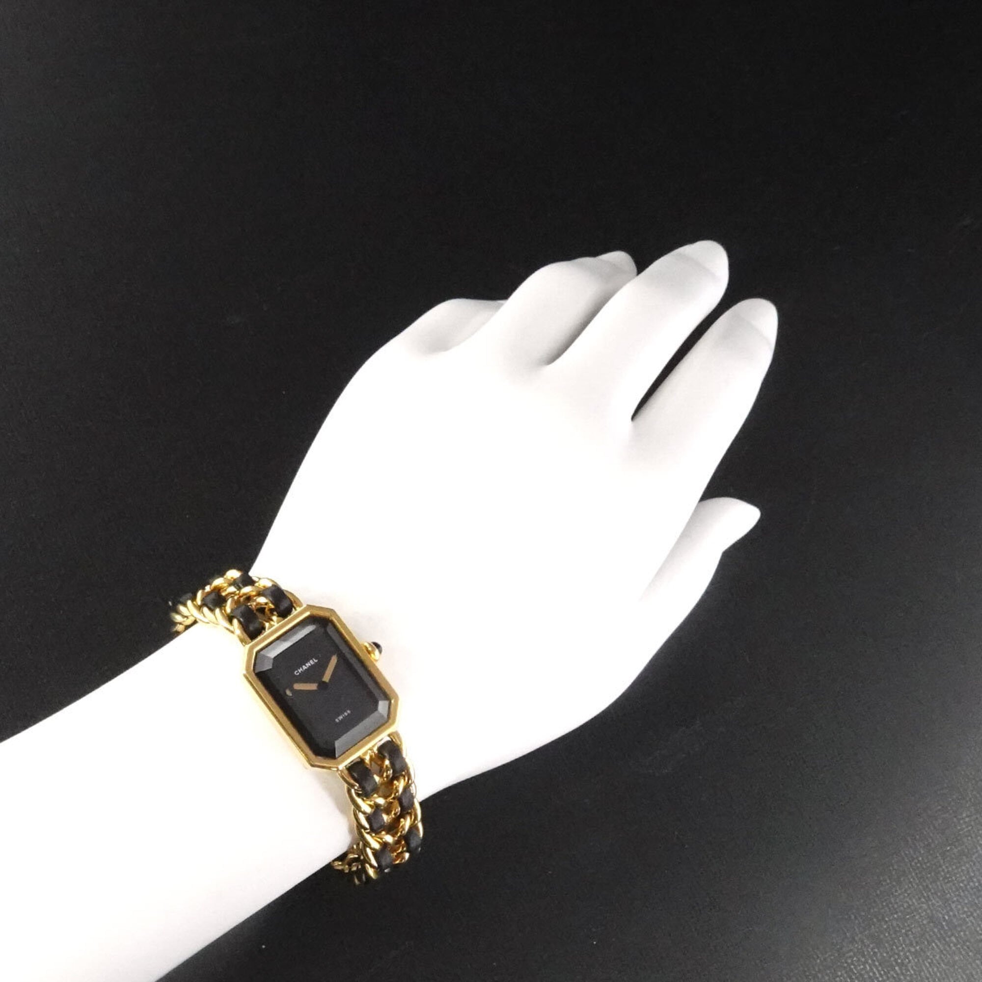 Montre Chanel Première, grand modèle, H0001, pour femmeNoir orQuartz