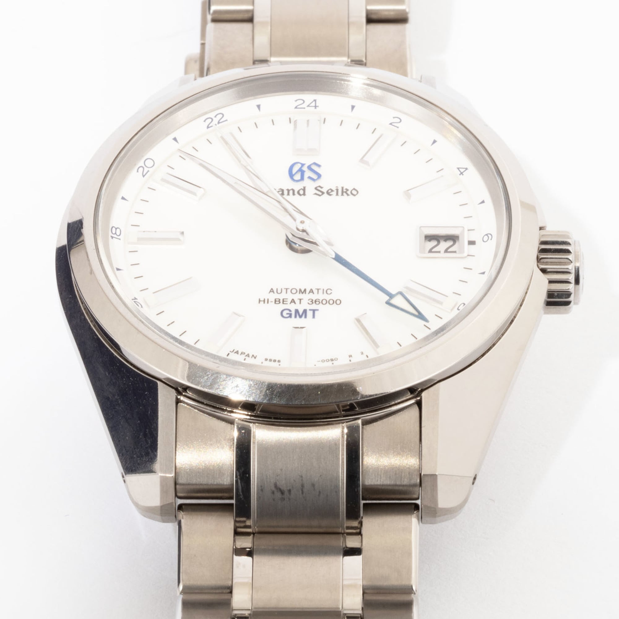 Montre mécanique Grand Seiko Heritage Collection à haute fréquence SBGJ255, titane brillant argenté, pour homme