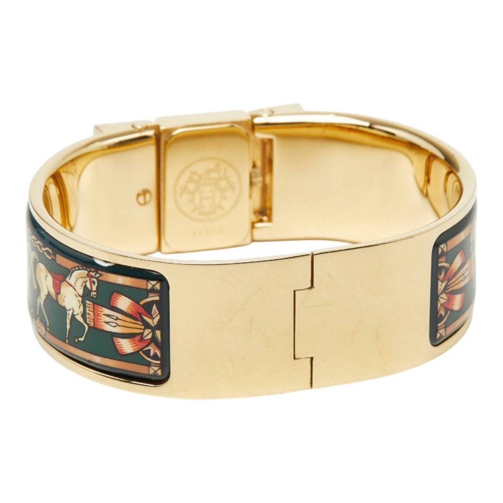 Hermes Loquet LO1.201 Gold Dial Gold plated 19mm Watch