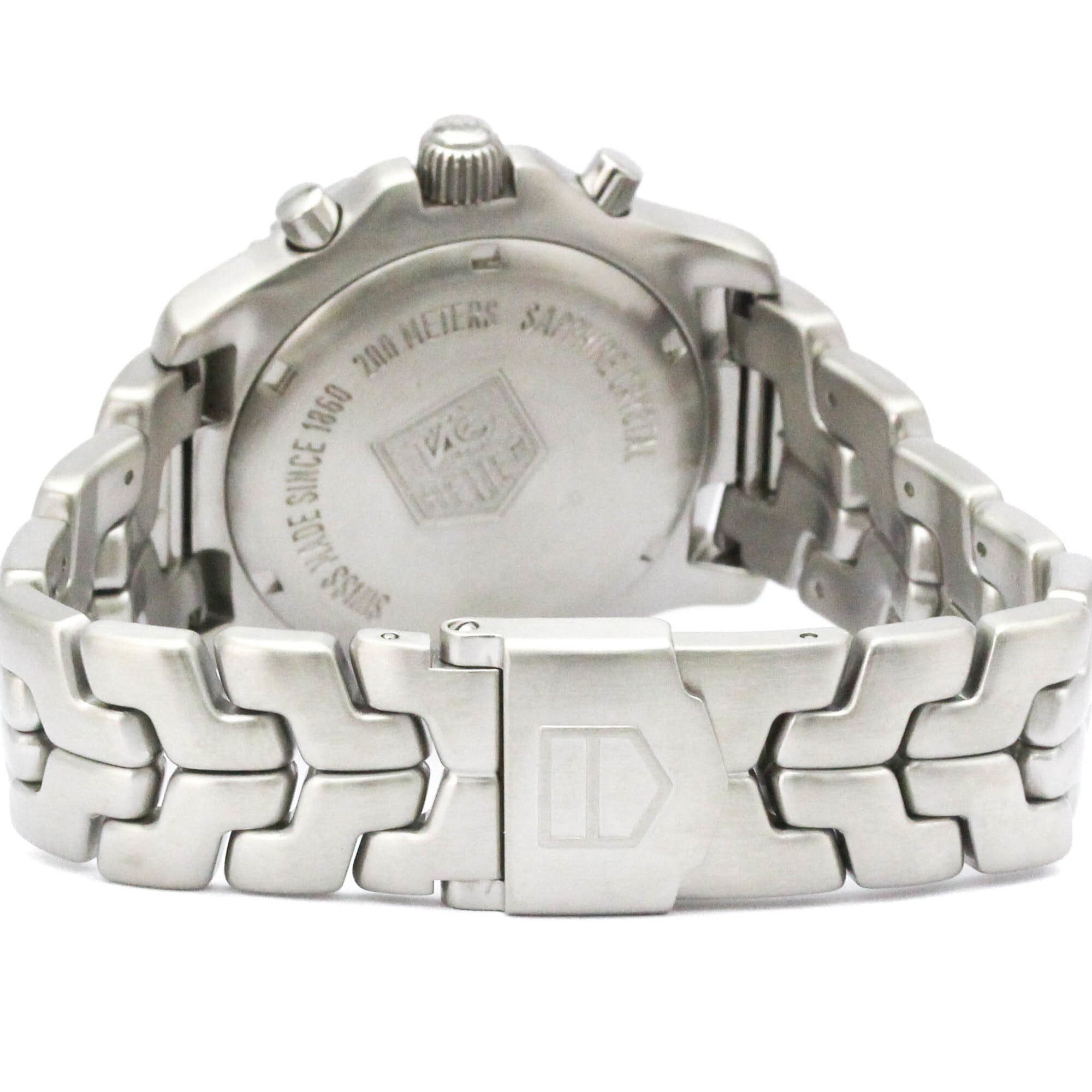 TAG HEUER Link Chronograph Herrenuhr aus Edelstahl Quarz CT1110