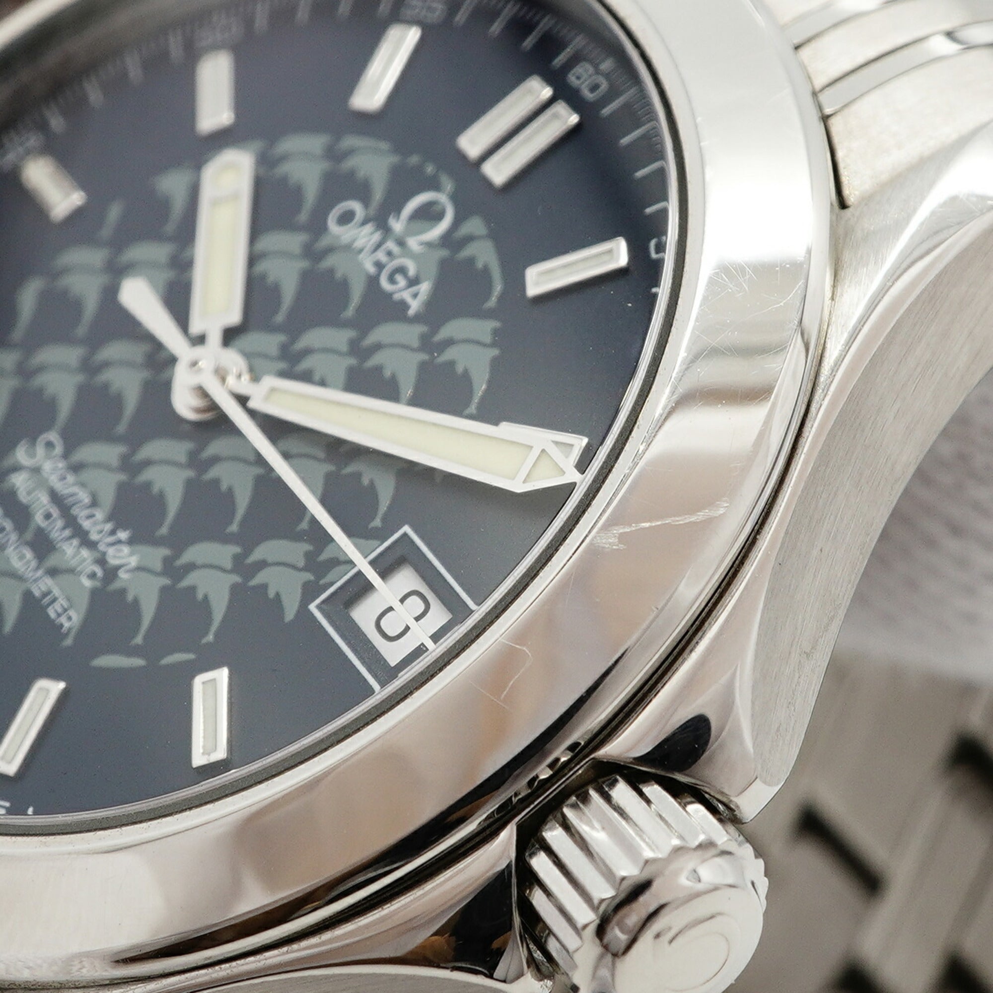 Omega Seamaster Jacques Mayol Limited Edition of 3500 pieces worldwide, 2508.80, Blue Dial Men's Watch