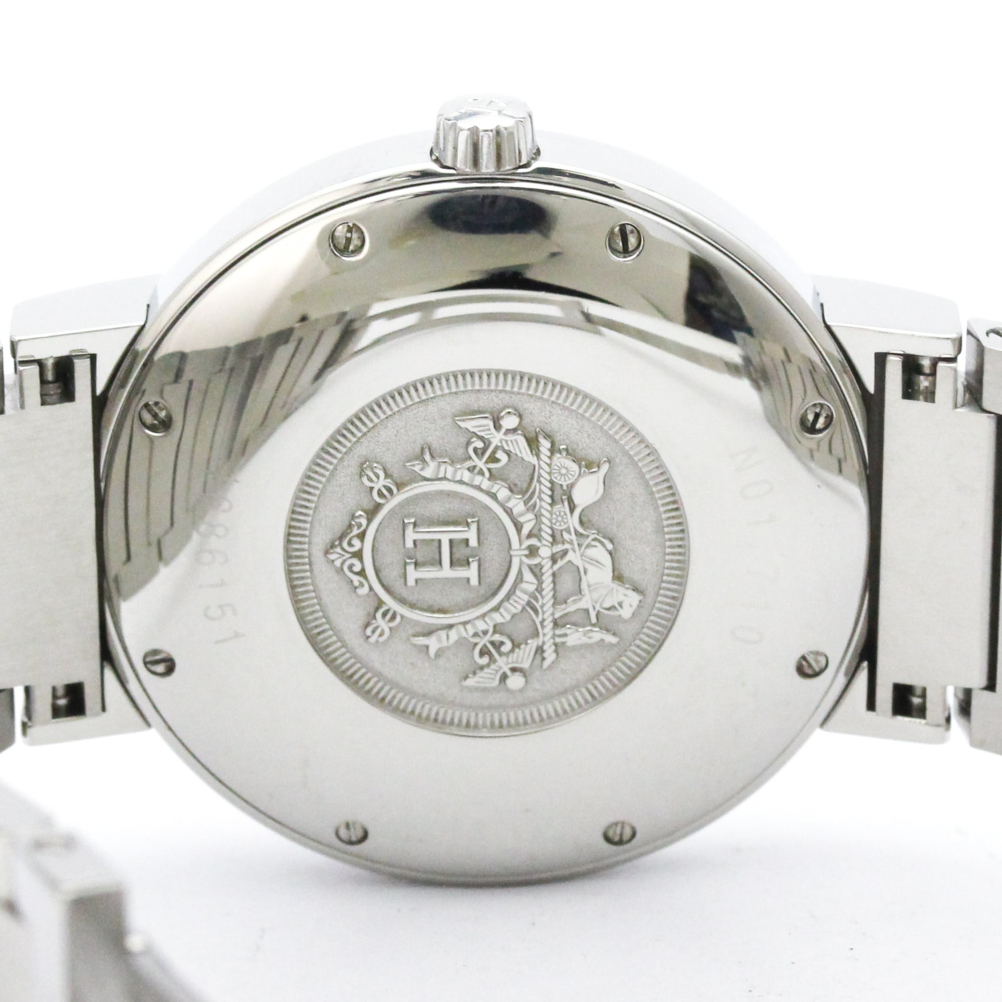 Hermes Nomade NO1.710 Silber Zifferblatt 36 mm Uhr