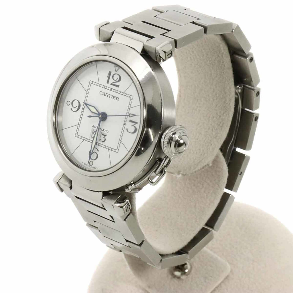 Cartier Pasha C Big Date W31055M7 White Dial 35mm Watch
