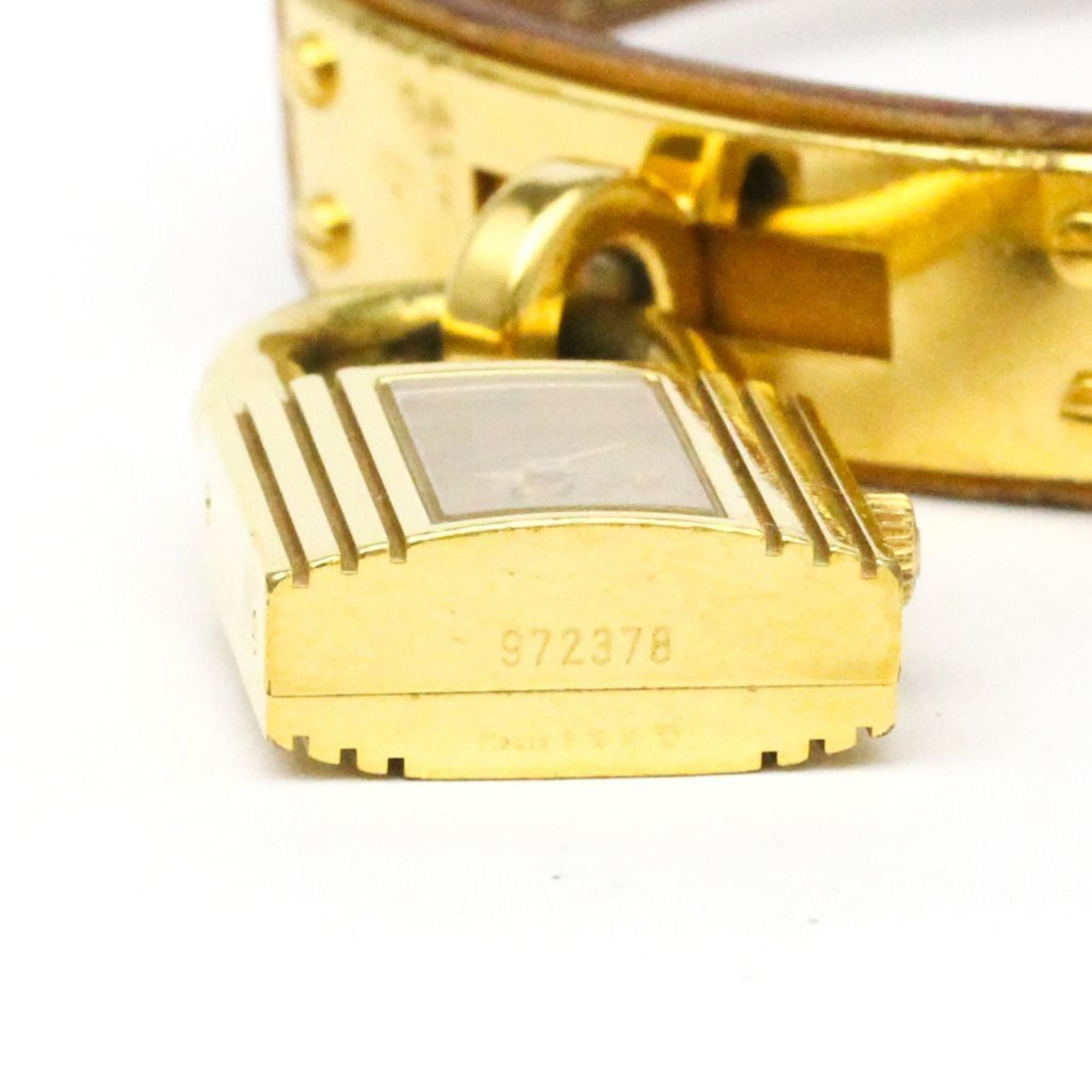 HERMES Kelly-horloge, verguld, leer, quartz, dameshorloge