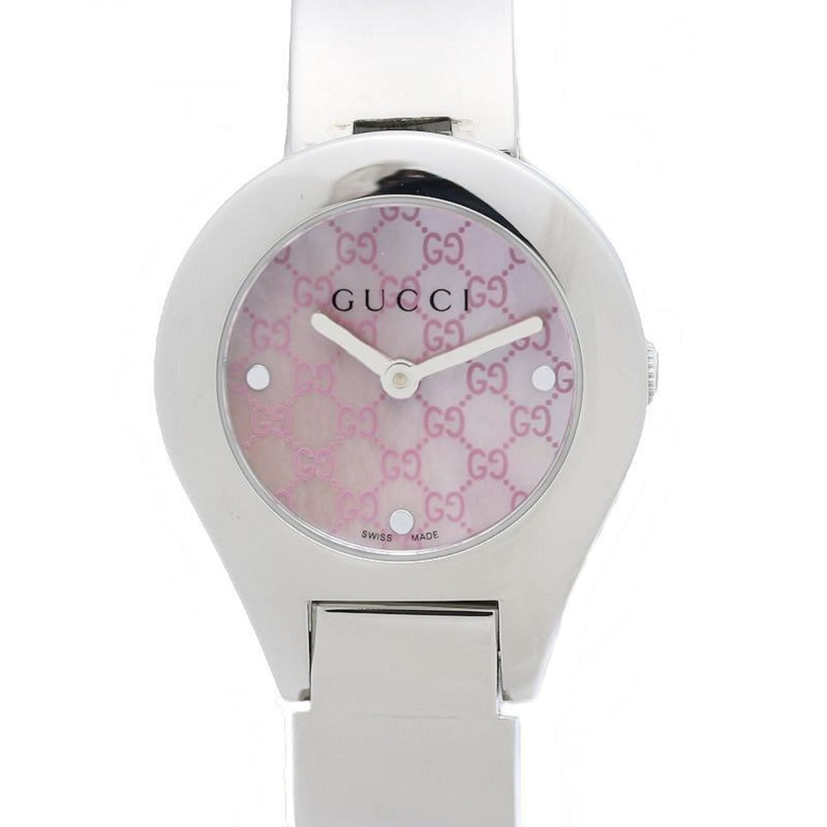 Gucci Serie 6700 YA067507 6700L Rosa Gehäuse Zifferblatt 26 mm Uhr