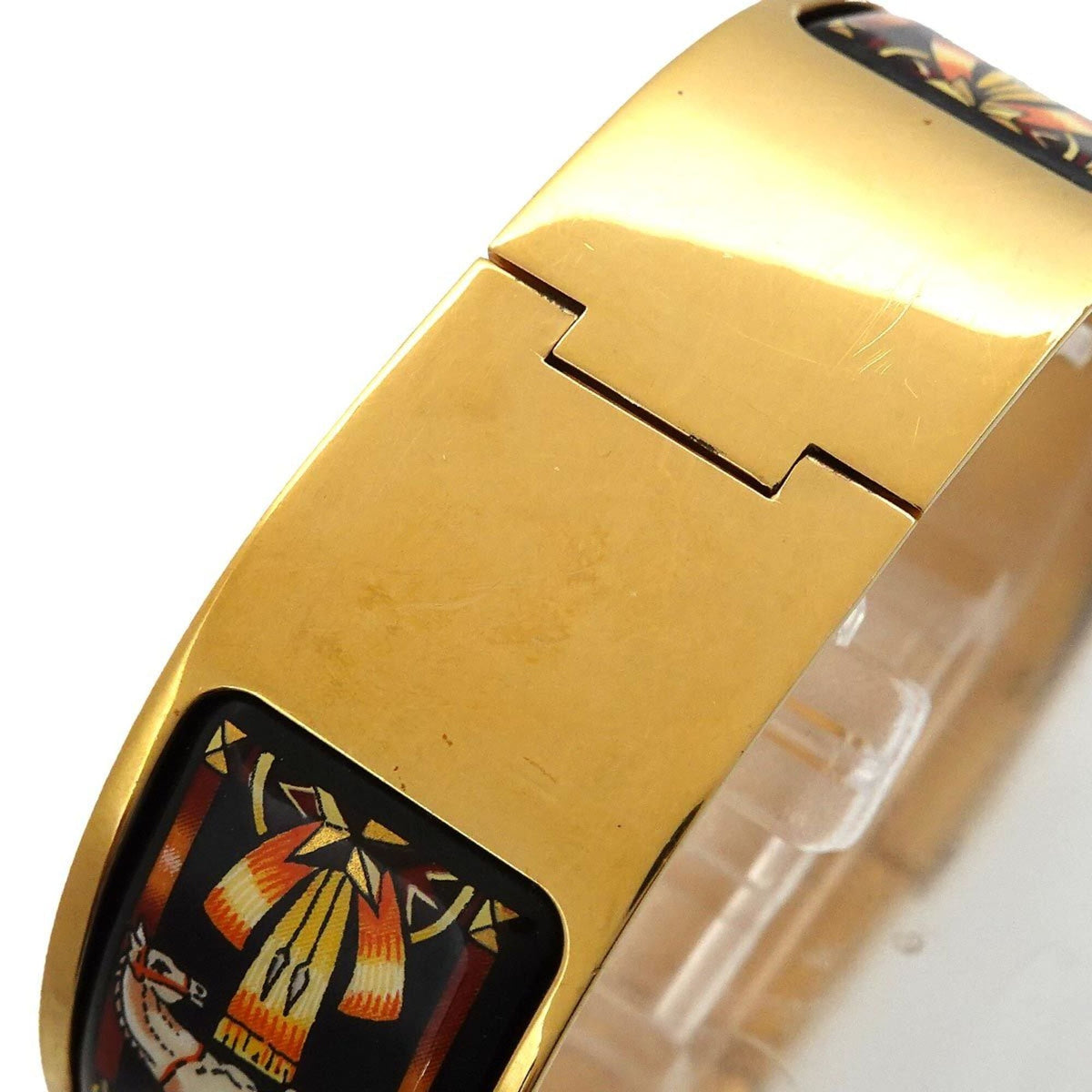 Hermes Loquet LO1.201, goldenes Zifferblatt, 20 mm Uhr