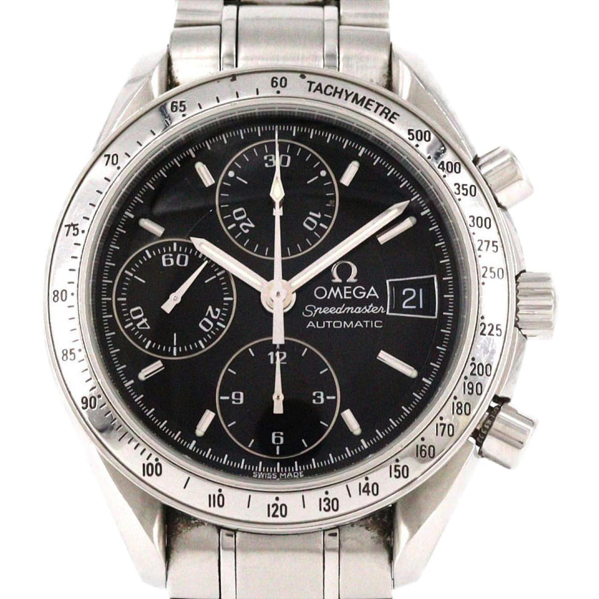 Omega Speedmaster Datum 3513.5 Schwarz Zifferblatt 39mm Uhr
