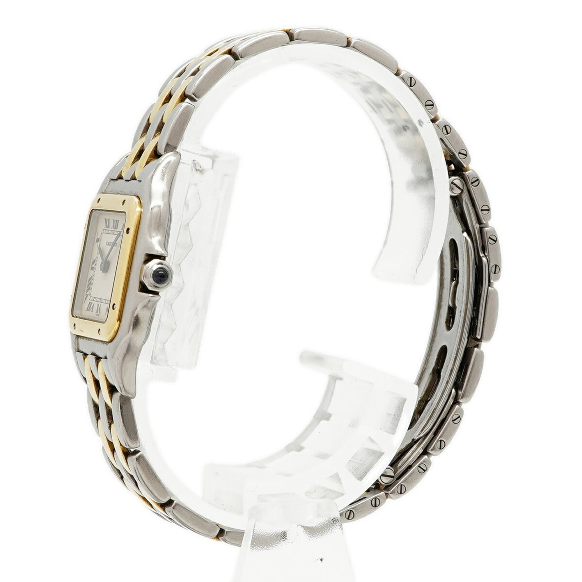 Cartier PanthÃ¨re SM 2-Row Two-Tone Ivory Dial Wo