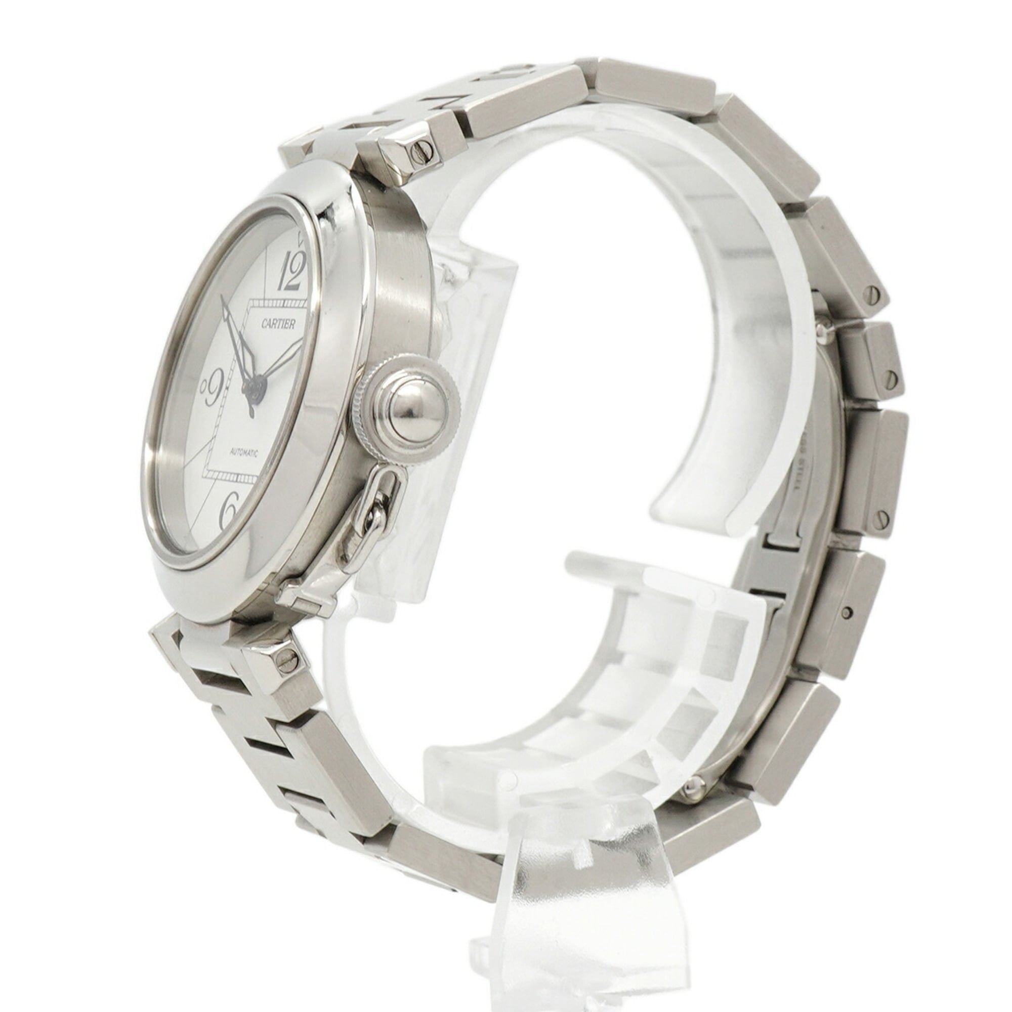 Cartier Pasha C W31074M7 White Dial Watch (Boys' Size)