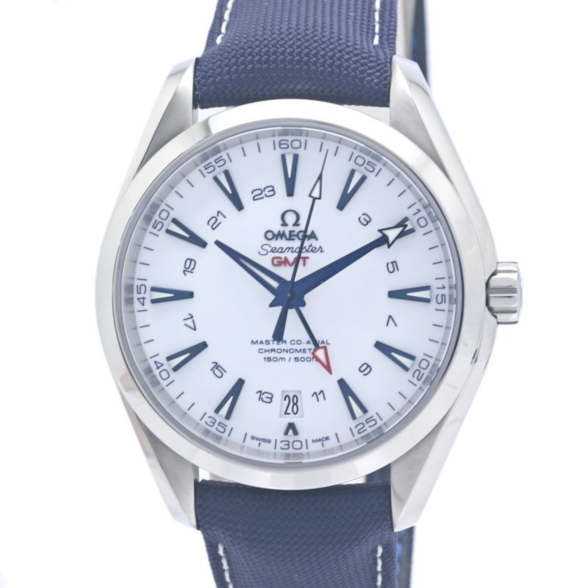 OMEGA Seamaster Aqua Terra GMT GoodPlanet Master Co-Axial 231.92.43.22.04.001 Men's Titanium Watch 40388