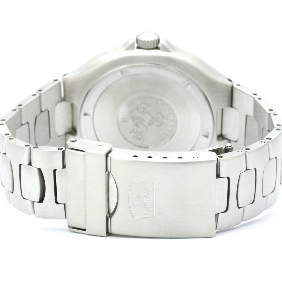 Omega Seamaster 396.1052 horloge met zwarte wijzerplaat, 36 mm