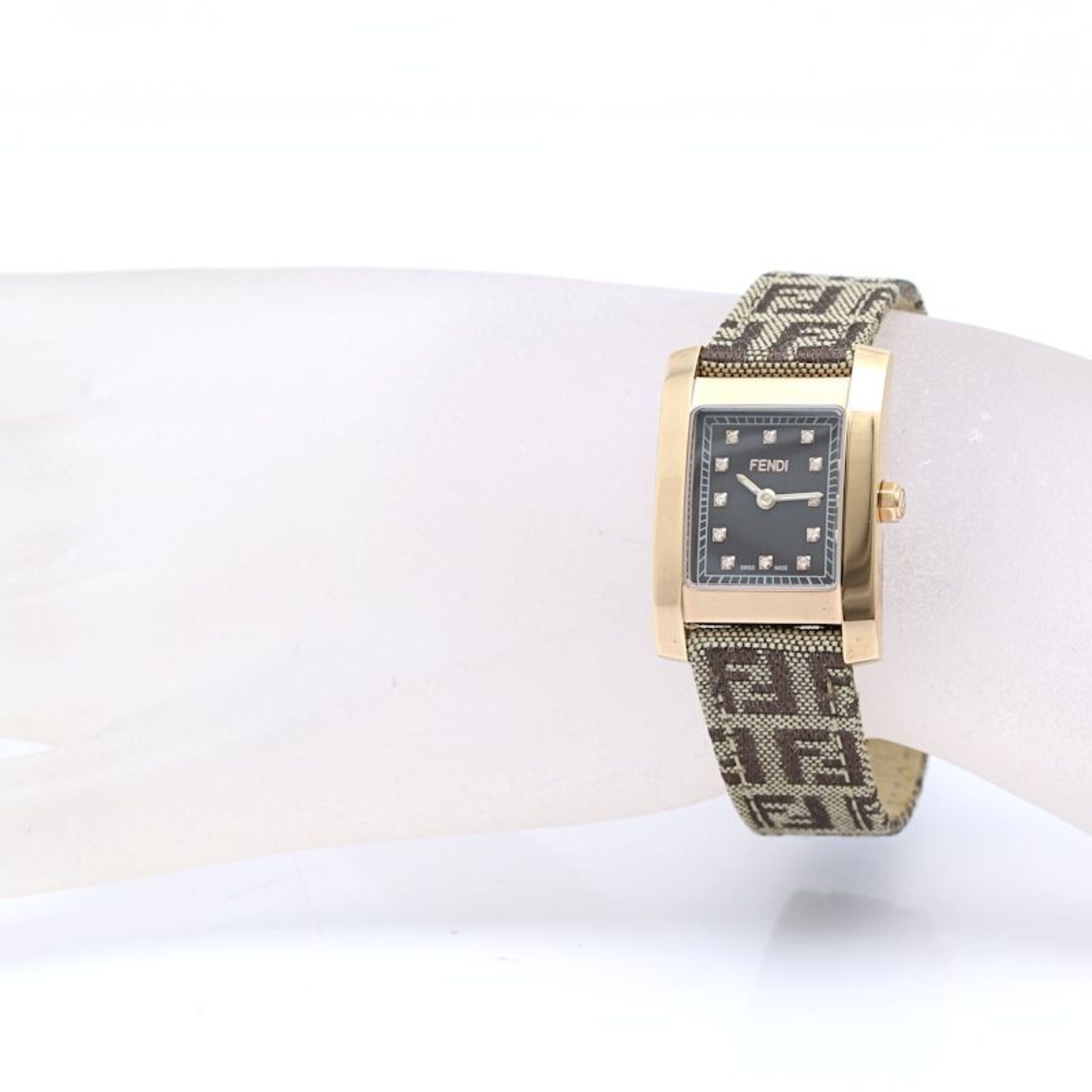 Fendi Classico F704222DF-N 7000L Brown Dial 22mm Watch