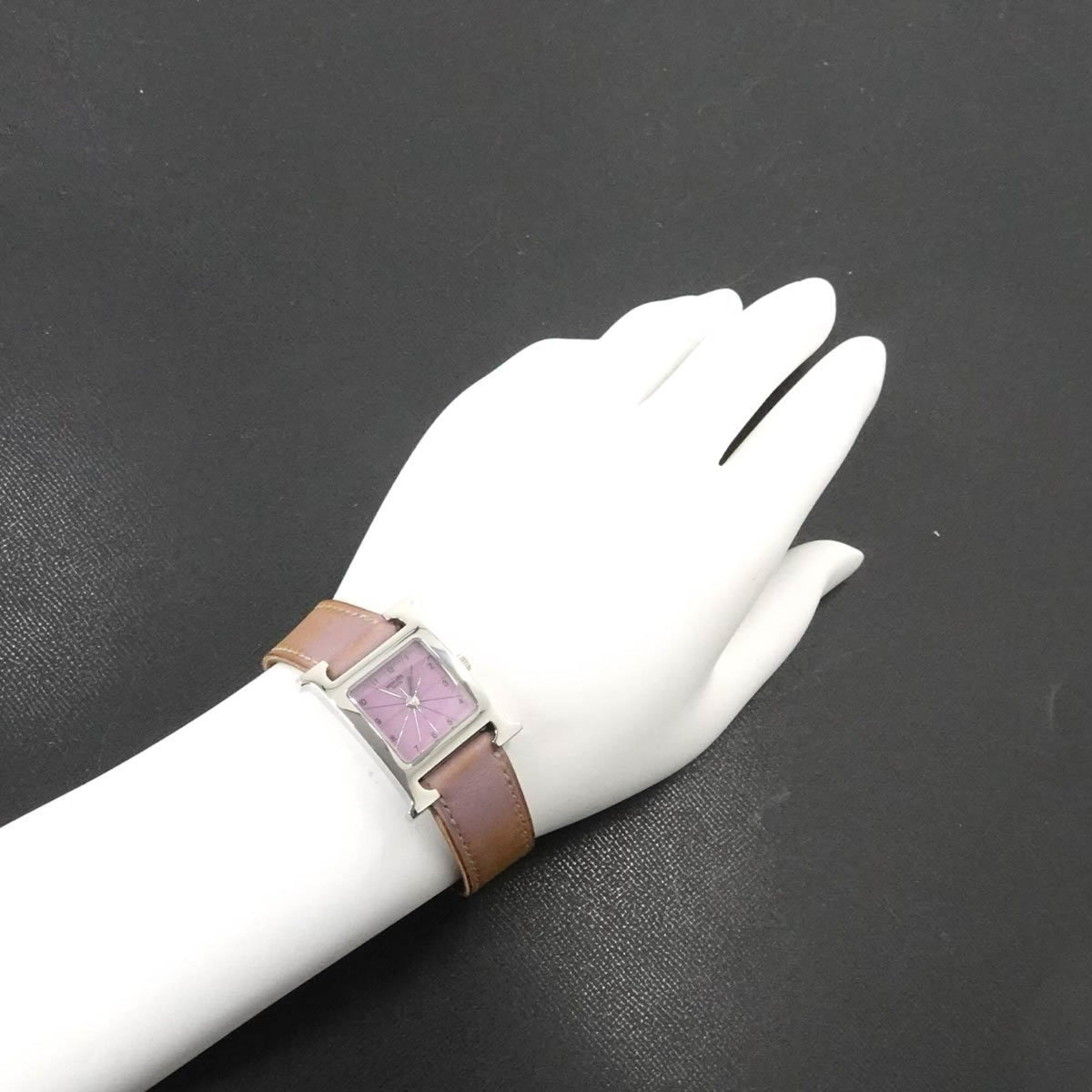 Montre Hermès H-GZl1ldz4 à cadran bleu, 21 mm