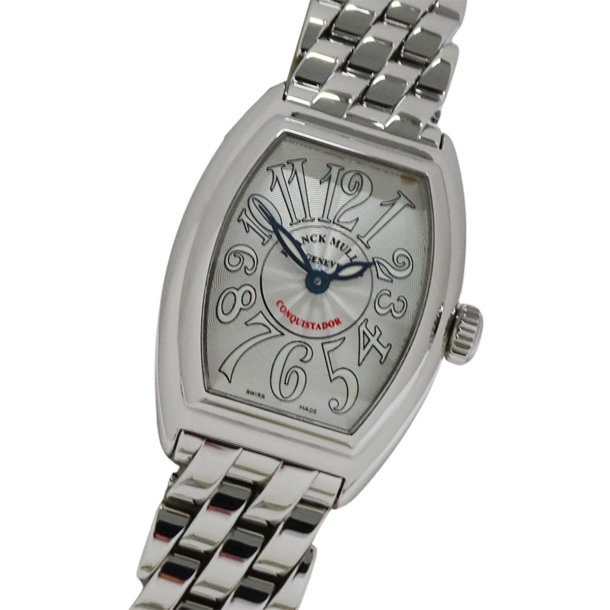 Franck Muller Conquistador 8005LQZ Silver Dial 28mm Watch