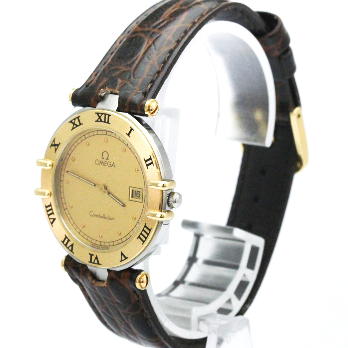 Omega Constellation 196.0360 Gold Dial 33mm Watch