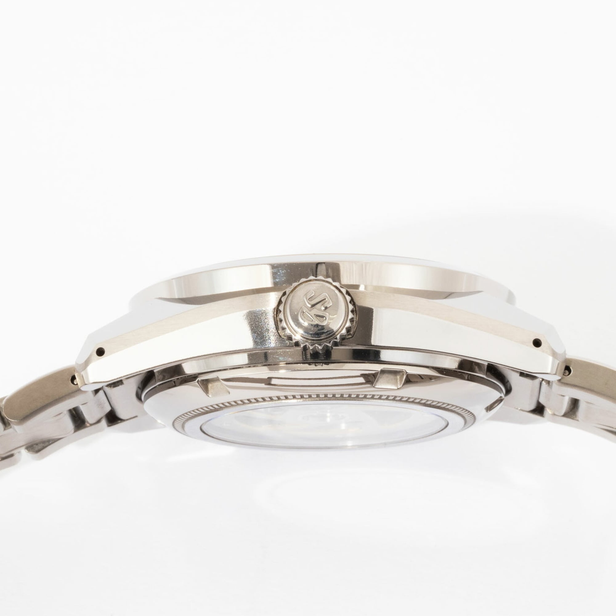 Montre mécanique Grand Seiko Heritage Collection à haute fréquence SBGJ255, titane brillant argenté, pour homme