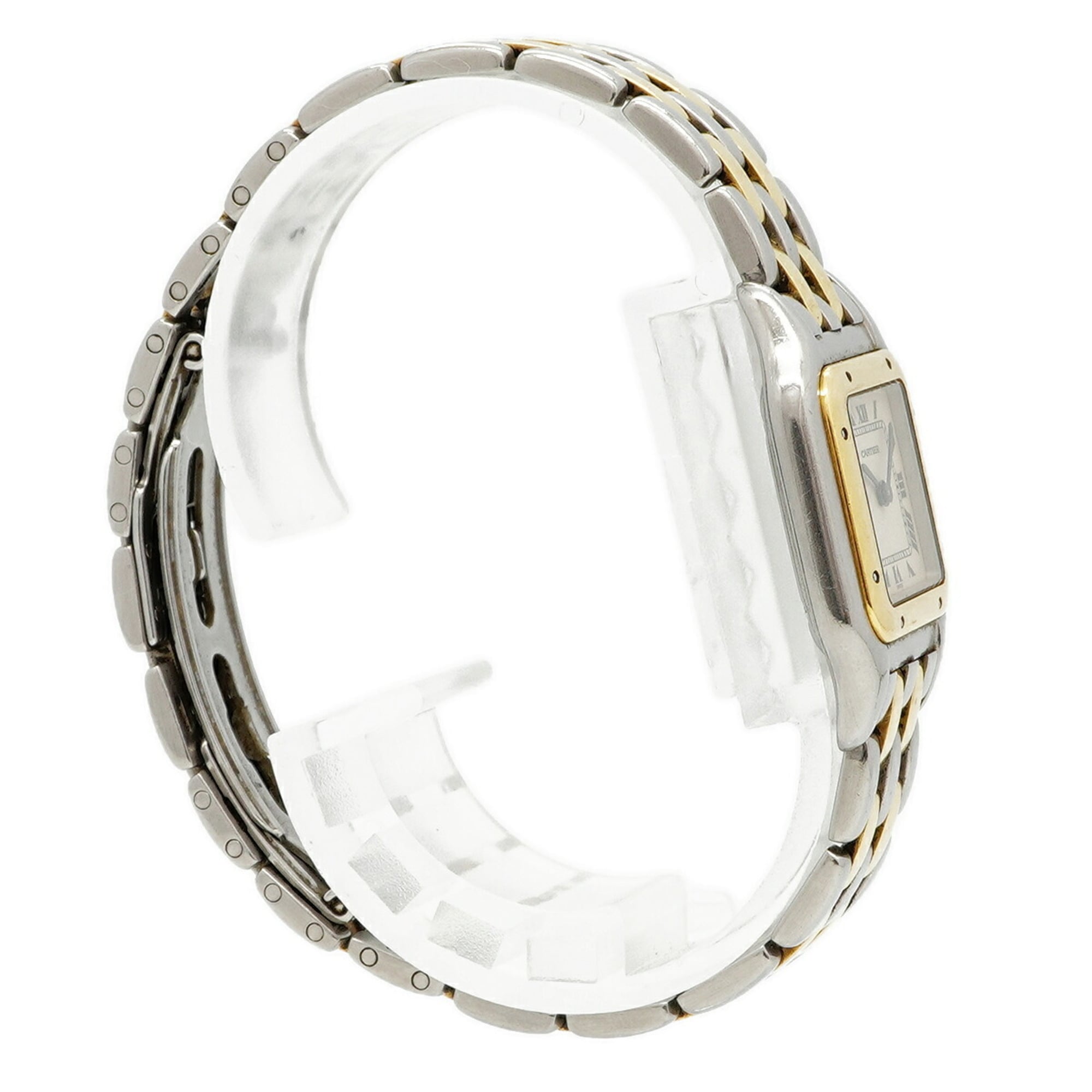 Cartier PanthÃ¨re SM 2-Row Two-Tone Ivory Dial Wo