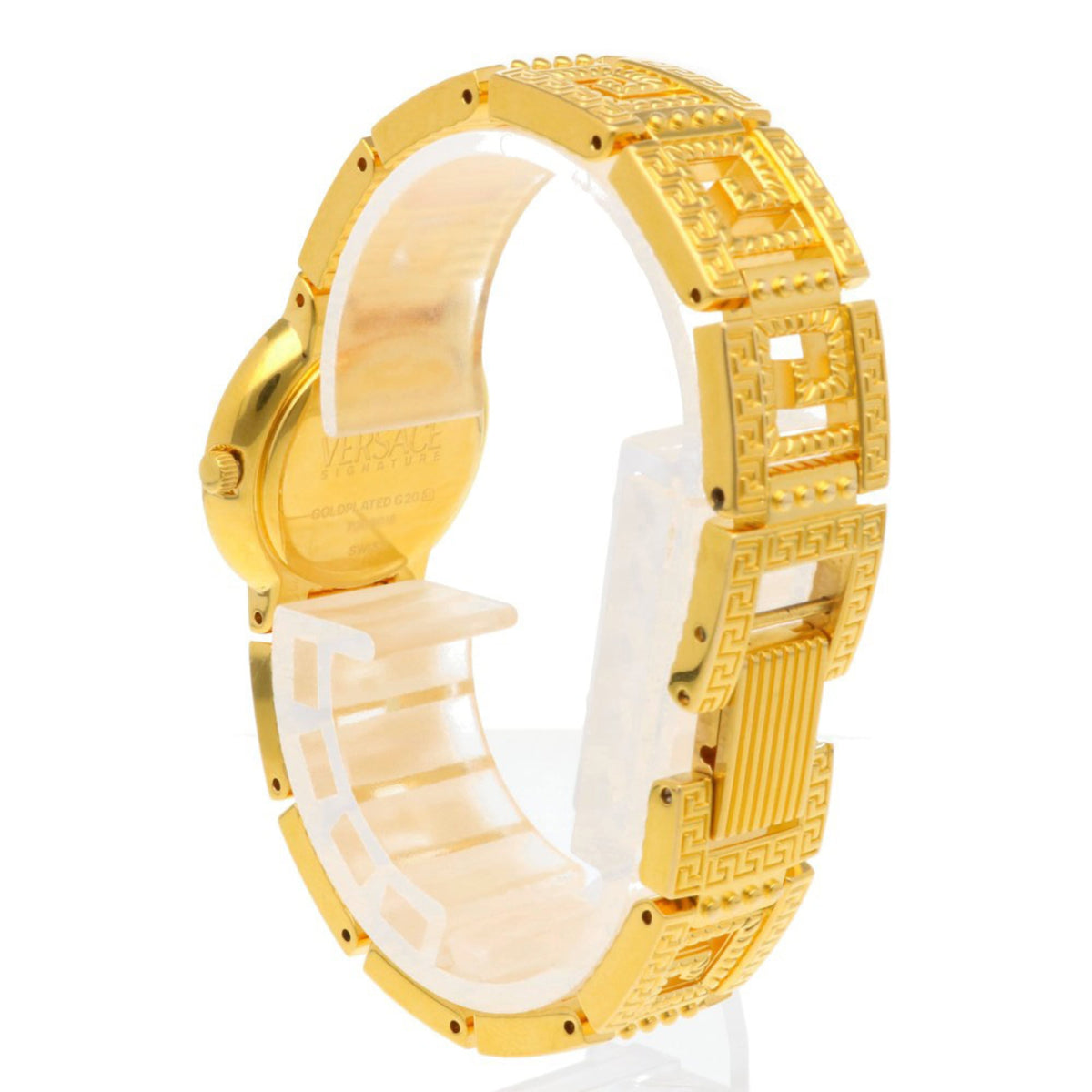 Montre Versace Medusa 7009018 à cadran doré, 25 mm