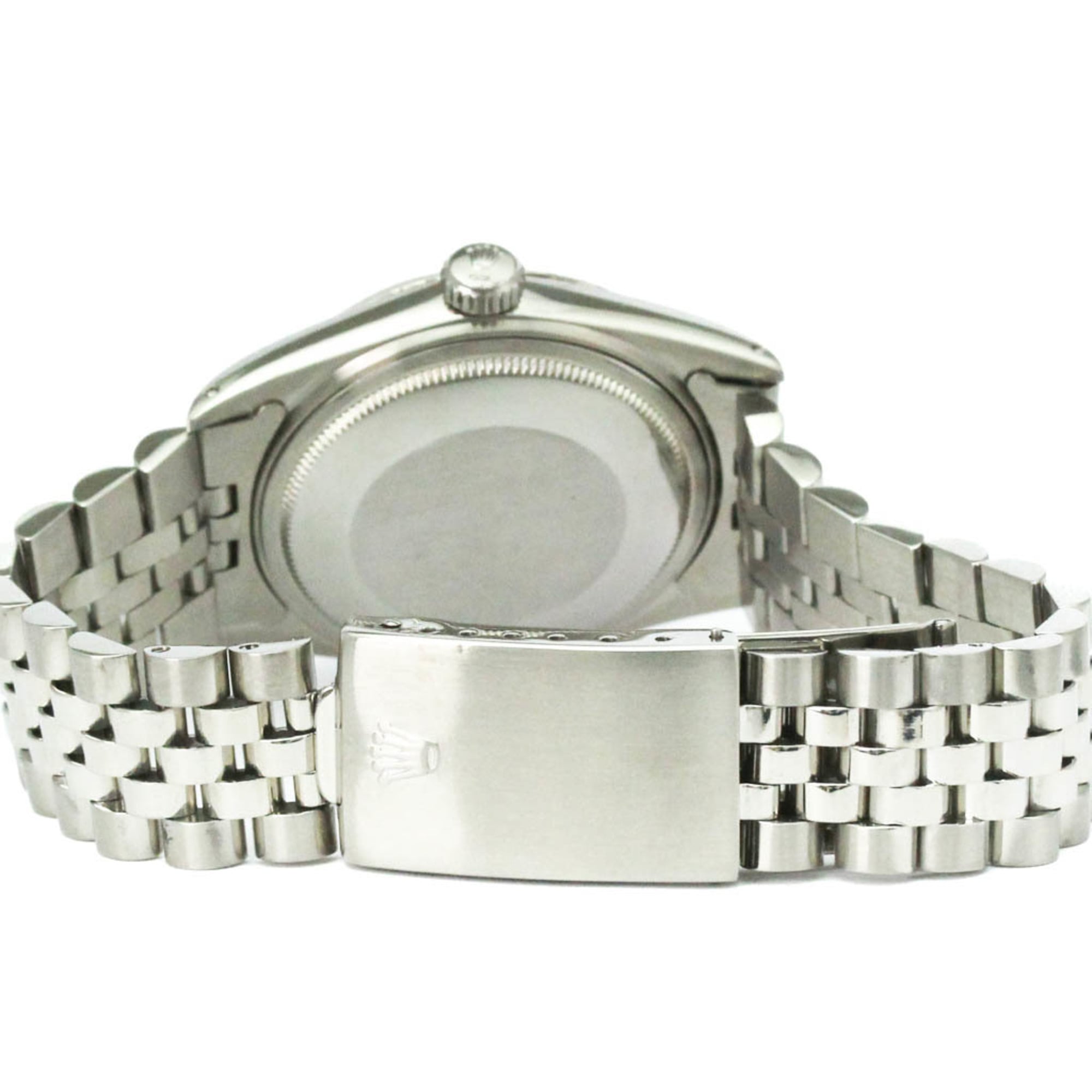ROLEX Datejust 18K White Gold Steel Automatic Mens Watch 16014