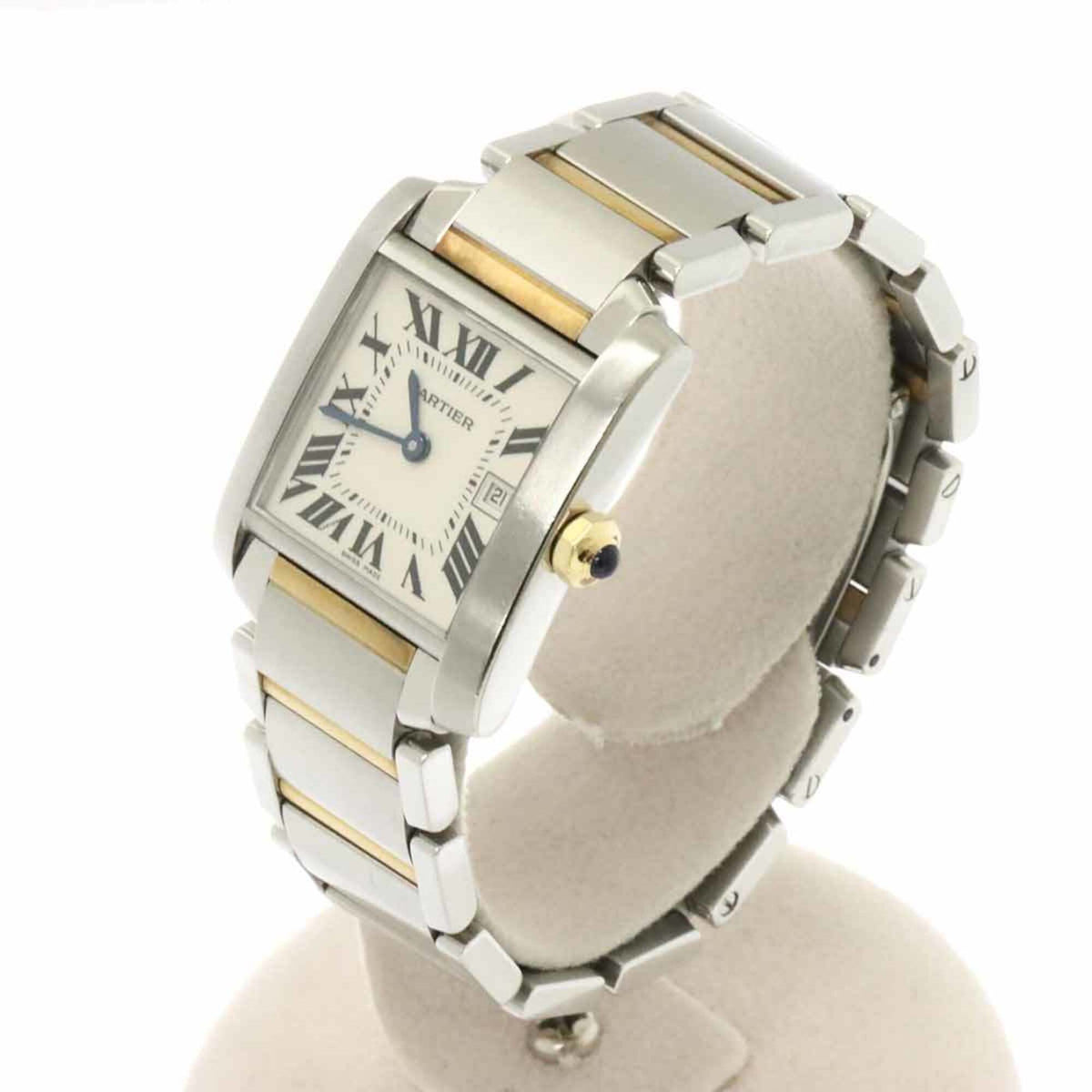 Cartier Tank Francaise MM W51012Q4 Ivory Dial 25mm Watch