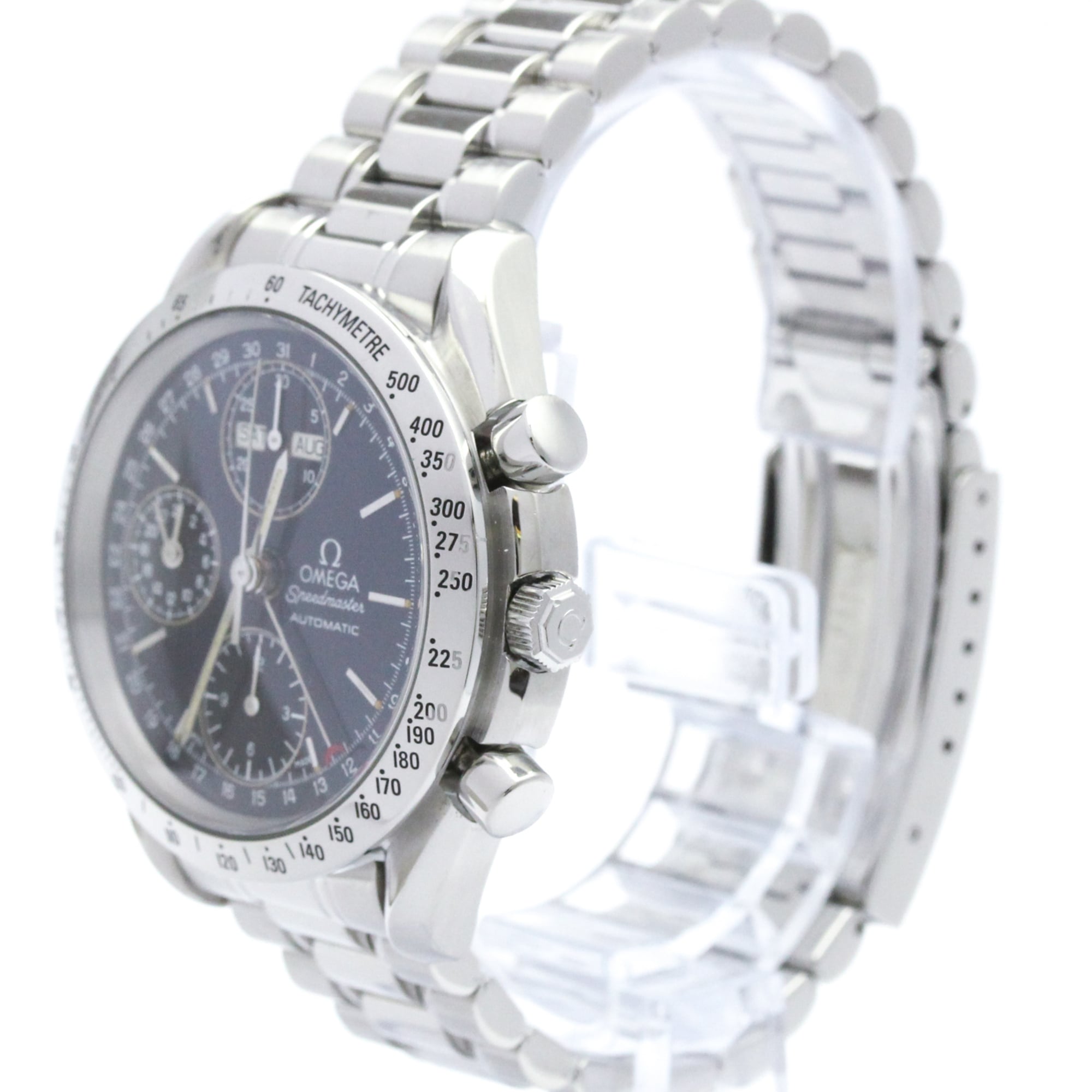 Omega Speedmaster 3521.8 Blue Dial 39mm Watch
