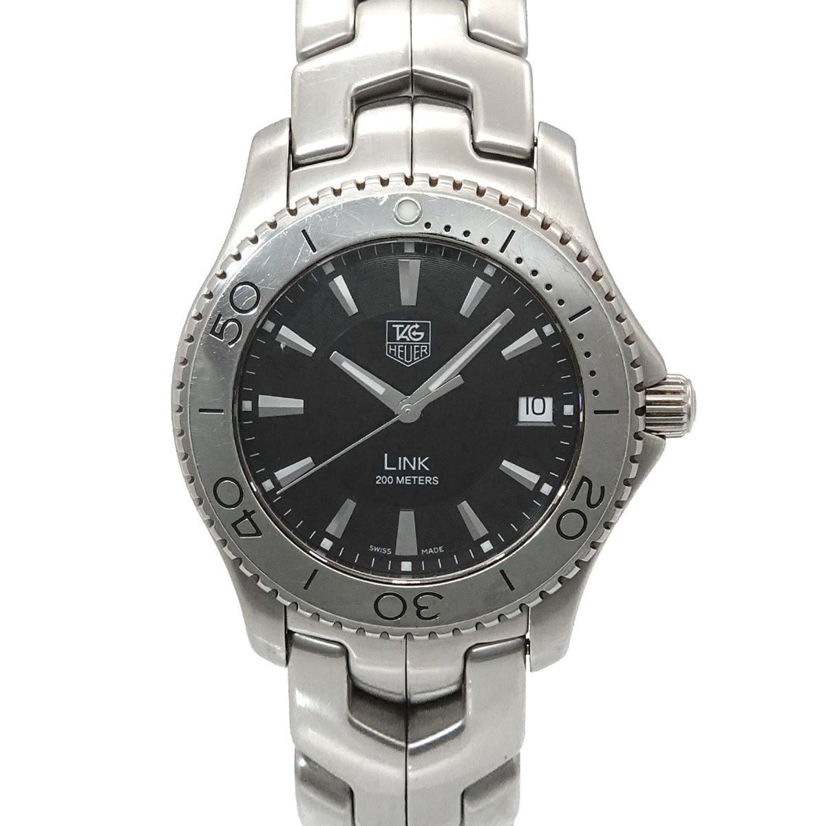 TAG Heuer Link WJ1110 Schwarz Zifferblatt 39mm Uhr