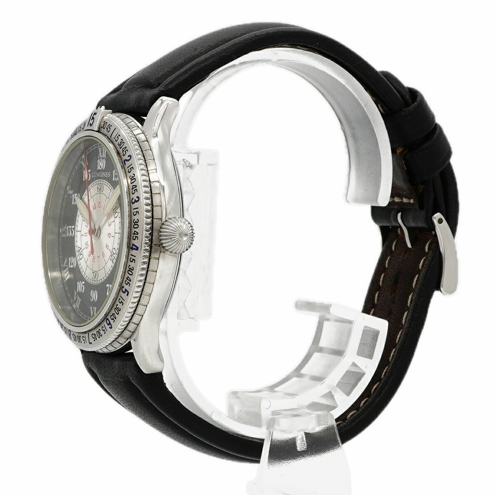 Longines Lindbergh L2.617.4 Black Dial Stainless steel 37mm Watch