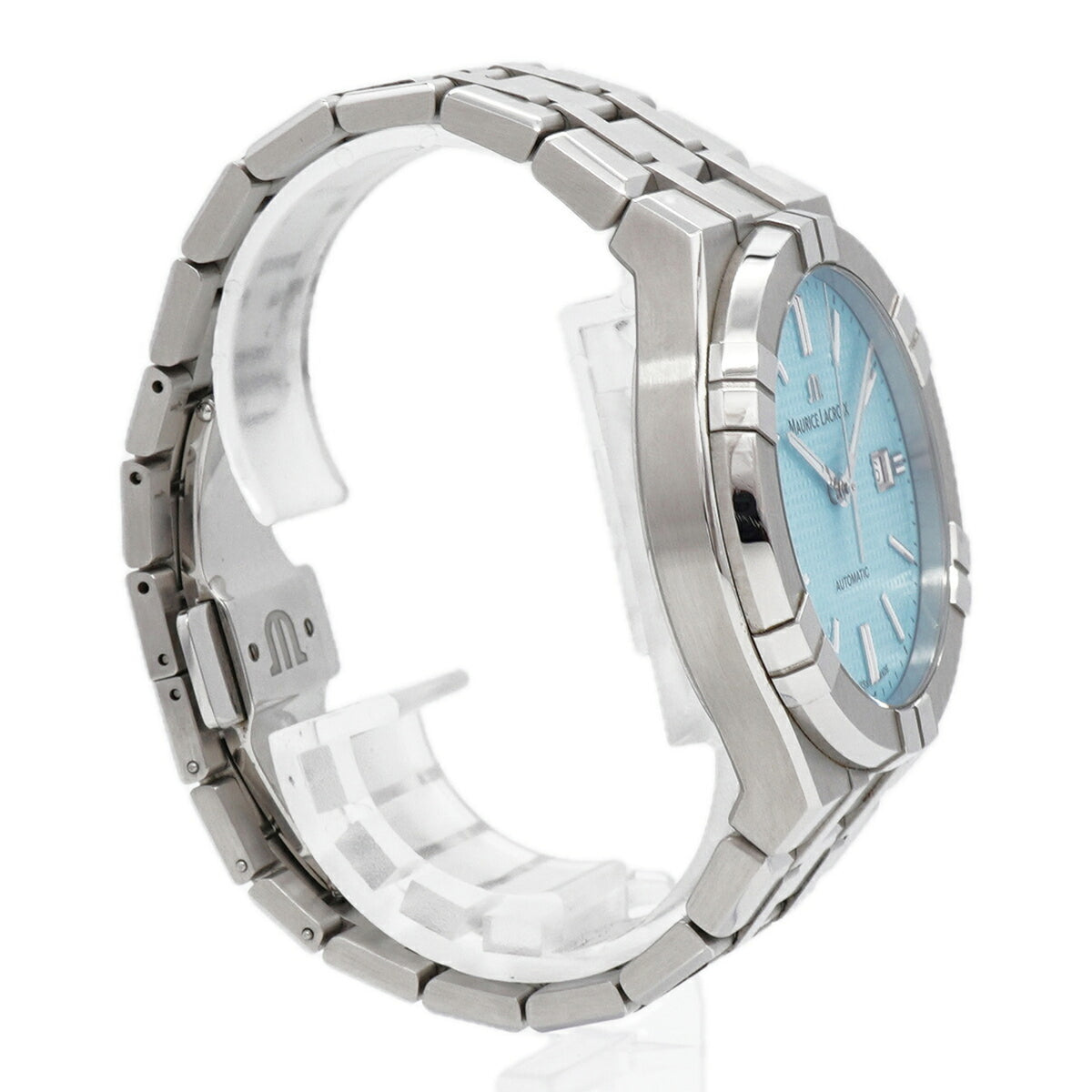 Maurice Lacroix Aikon AI6008 horloge met blauwe wijzerplaat, 42 mm