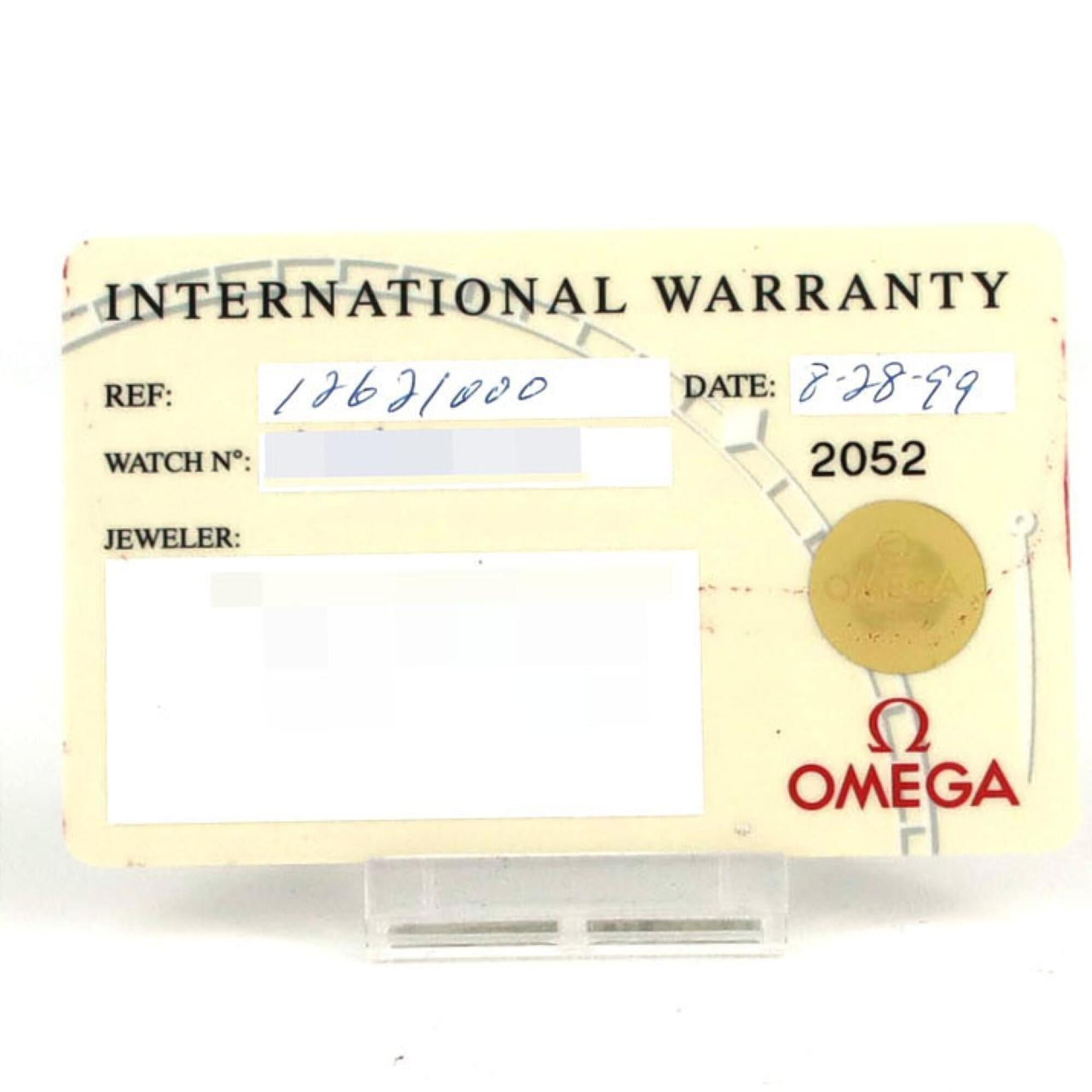 Omega Constellation 1262.1 Gold Dial 22mm Watch