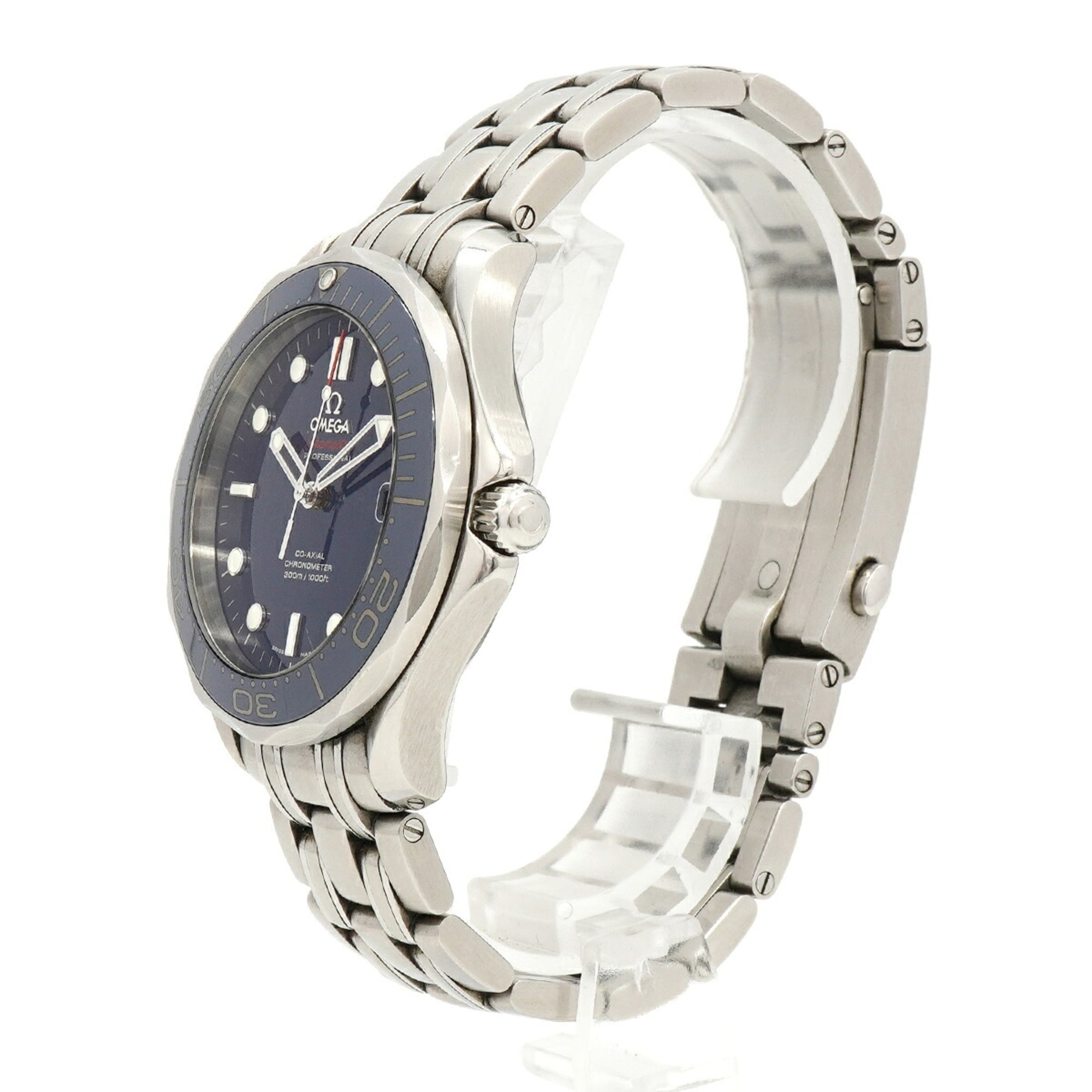 Omega Seamaster 300 Co-Axial 212.30.41.20.03.001 Blue Dial 41mm Watch