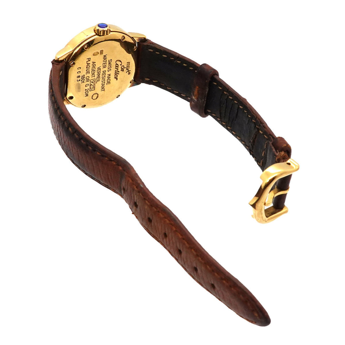 Montre Cartier Must Ronde SM W1008843 Ivoire Cadran 27 mm
