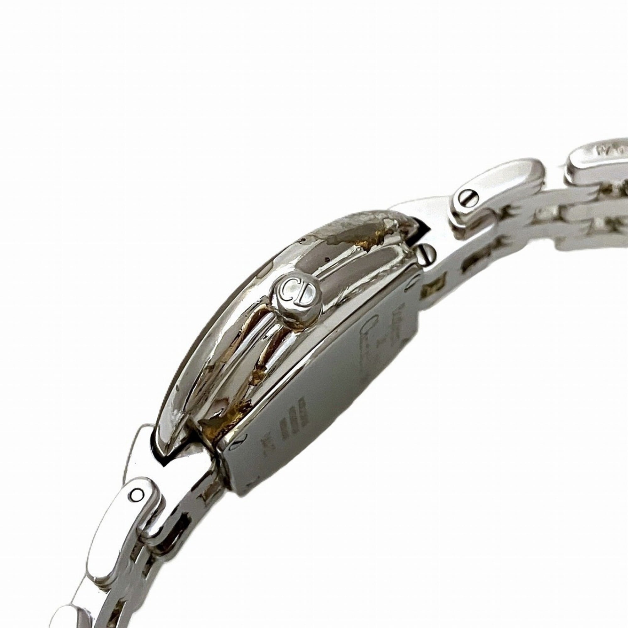 Christian Dior Bacilla watch, total weight 37.8g, stainless steel, qua