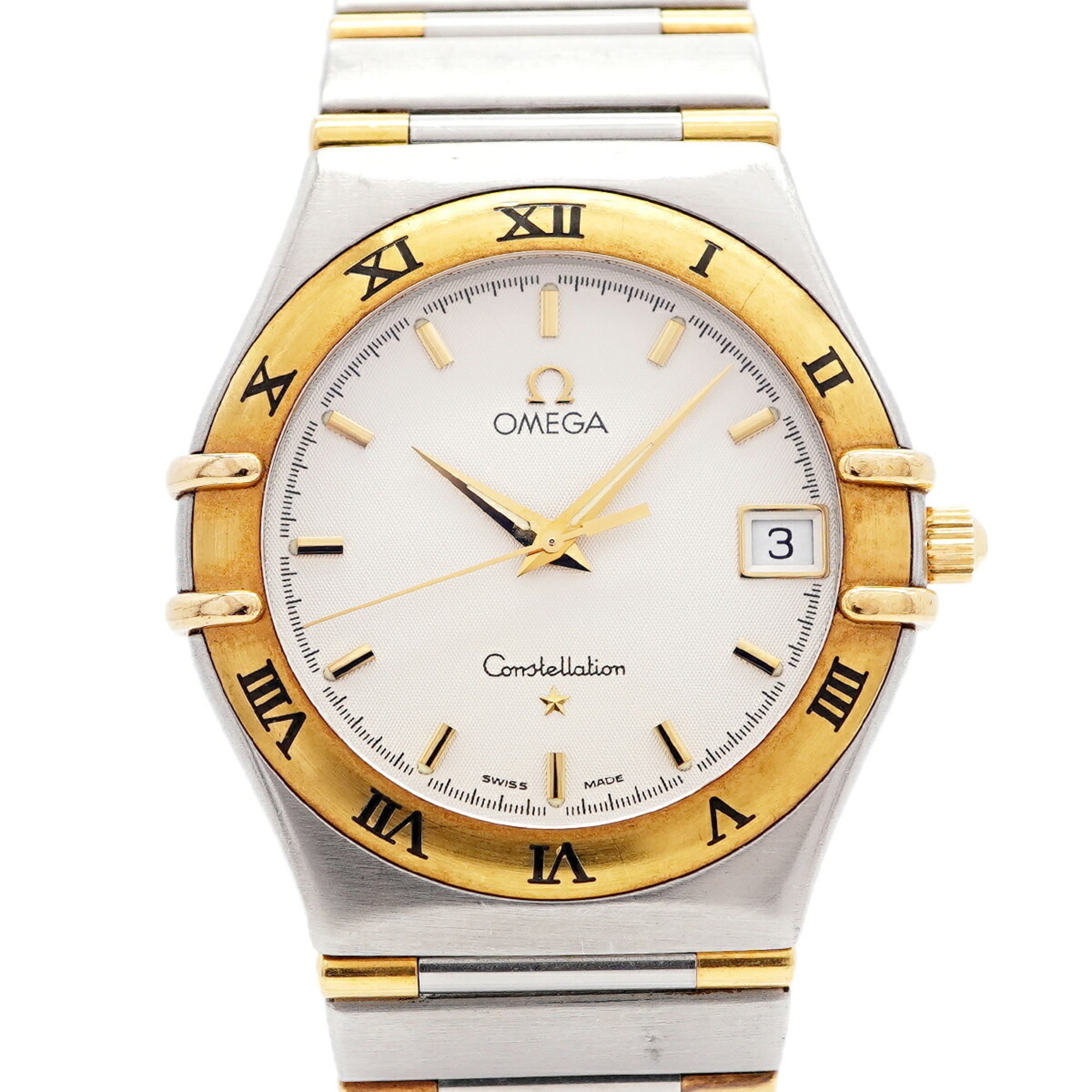 Omega Constellation Half Bar 1312.3 Silver Dial 33mm Watch