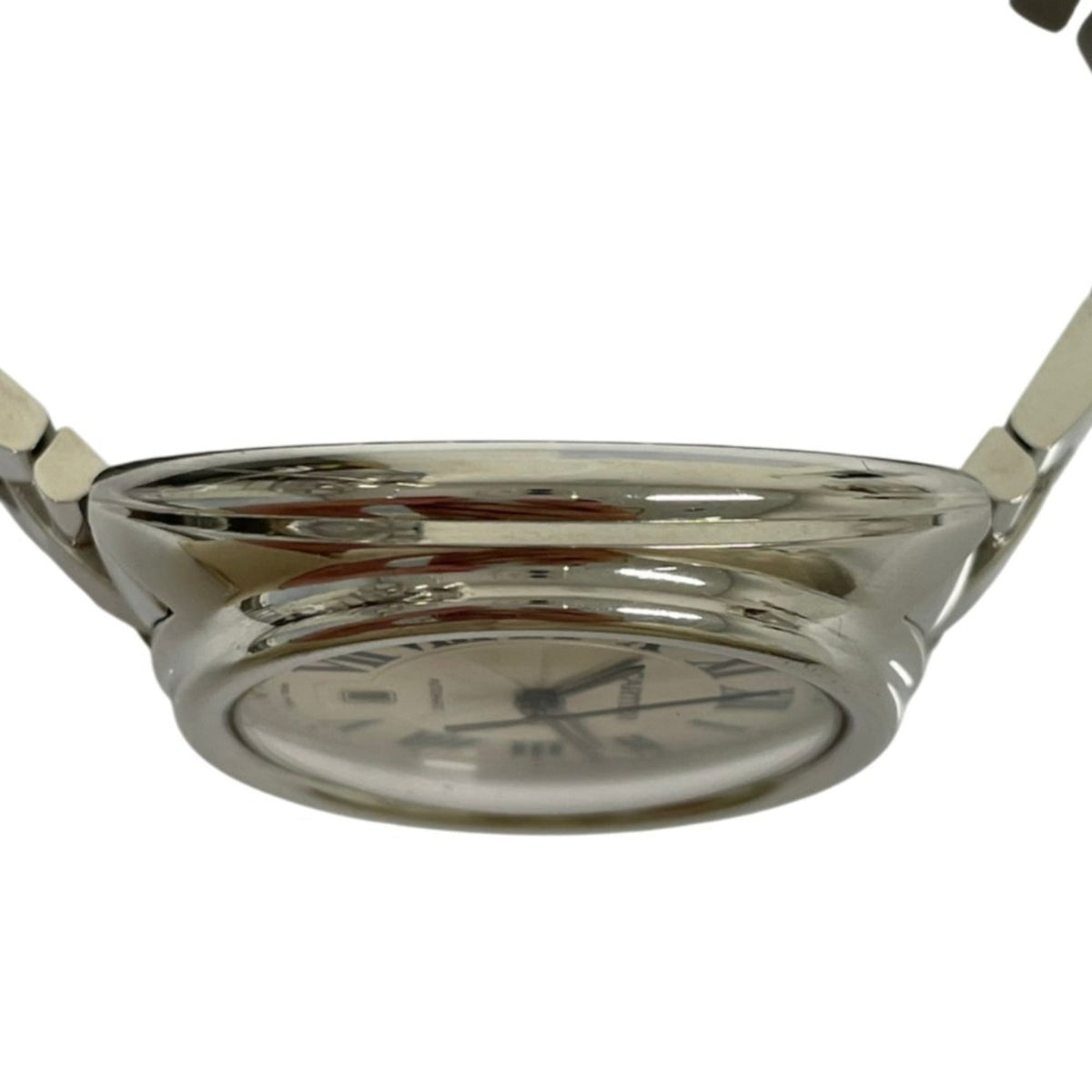 Cartier Clé de WSCL0005 horloge met zilveren wijzerplaat, 30 mm